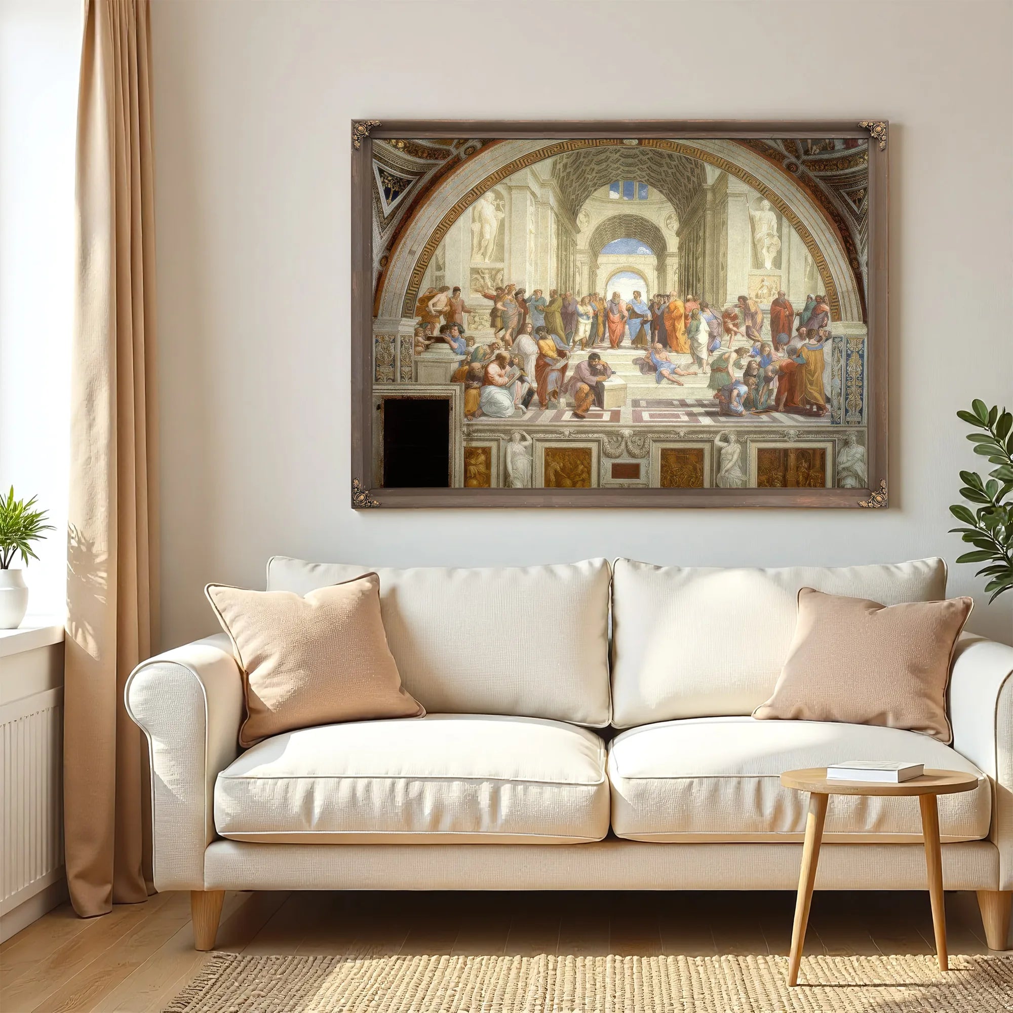 School Of Athens By Raphael Fine Art Print
