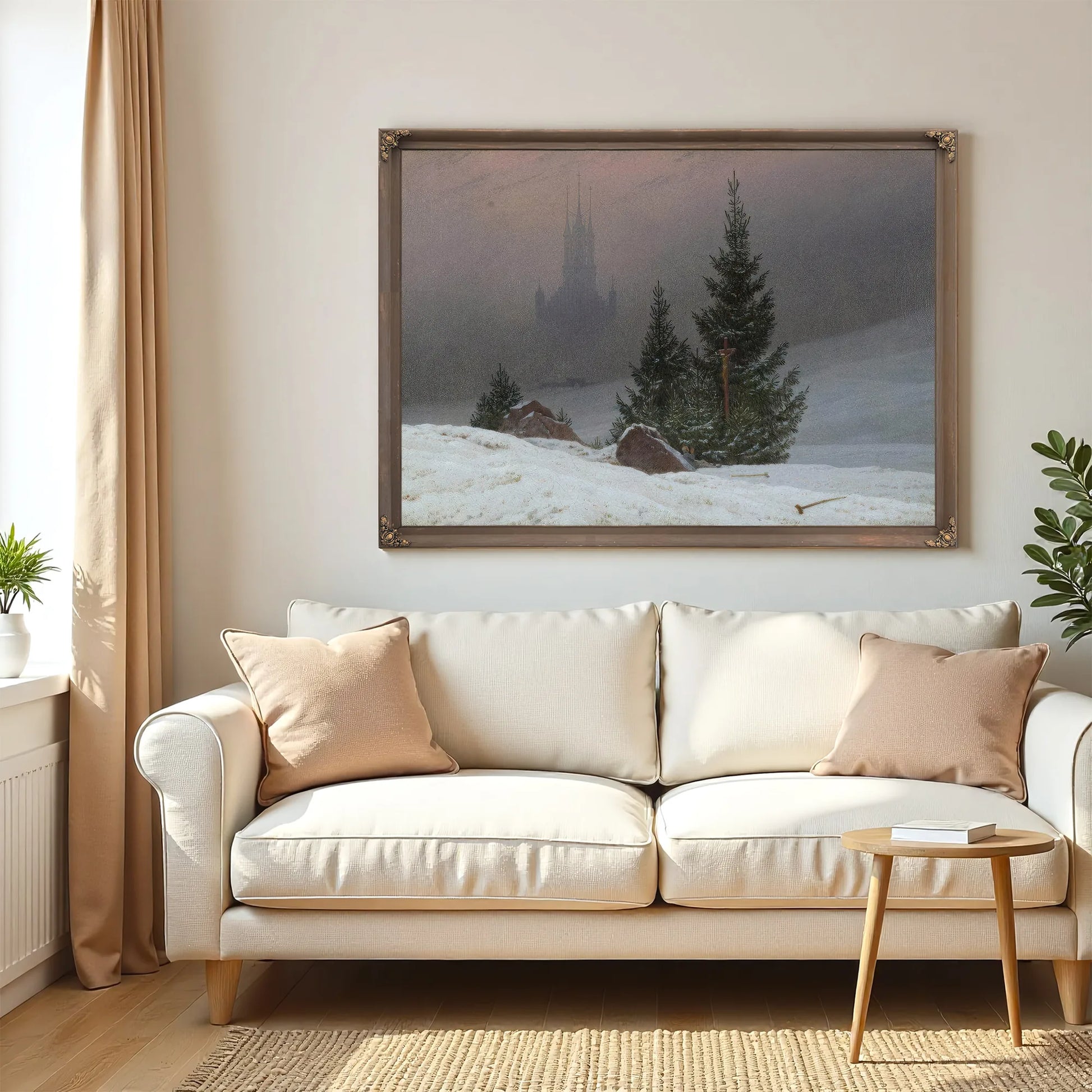 Winter Landscape 1811 By Caspar David Friedrich Fine Art Print