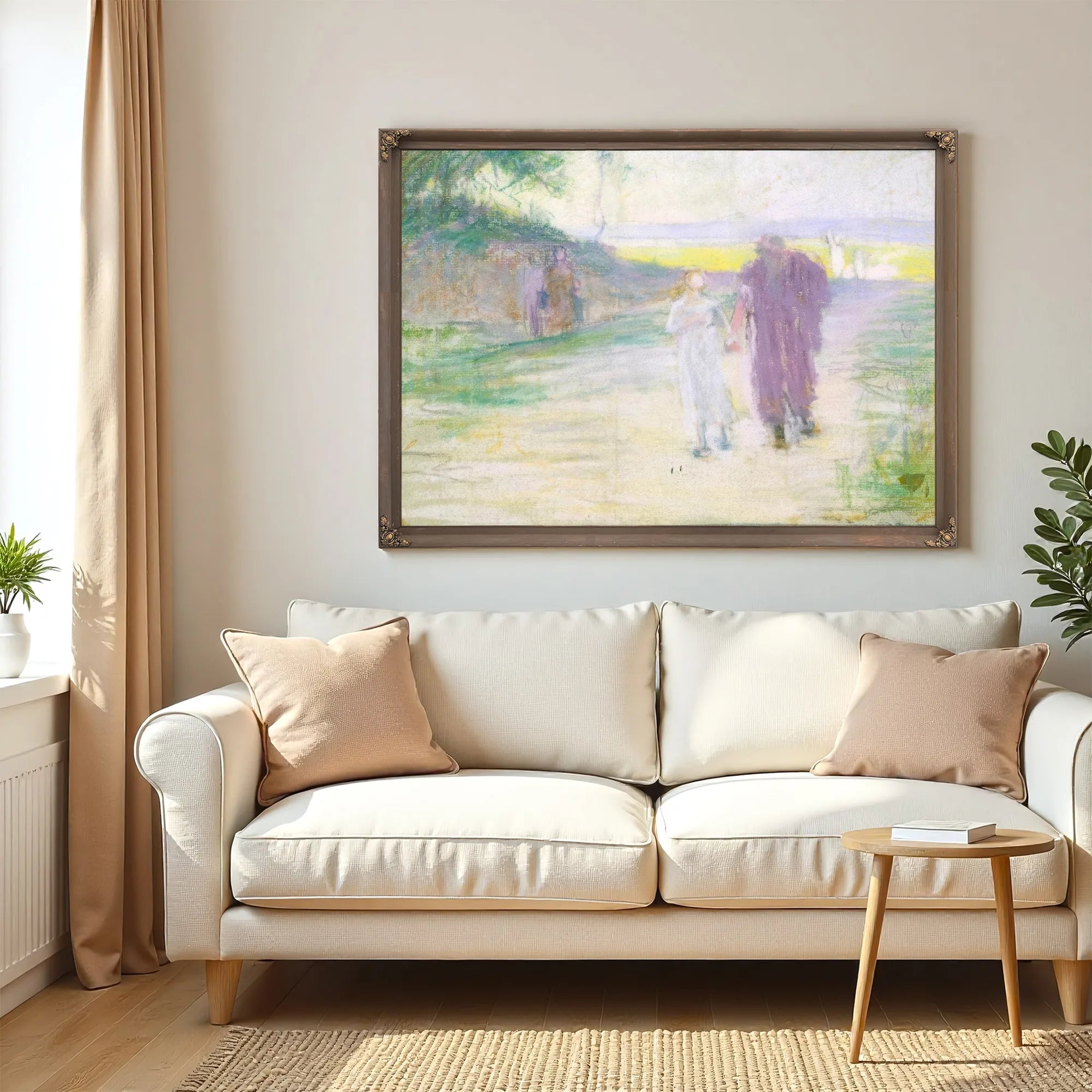 Study For Flight To Egypt By Henry Ossawa Tanner Fine Art Print