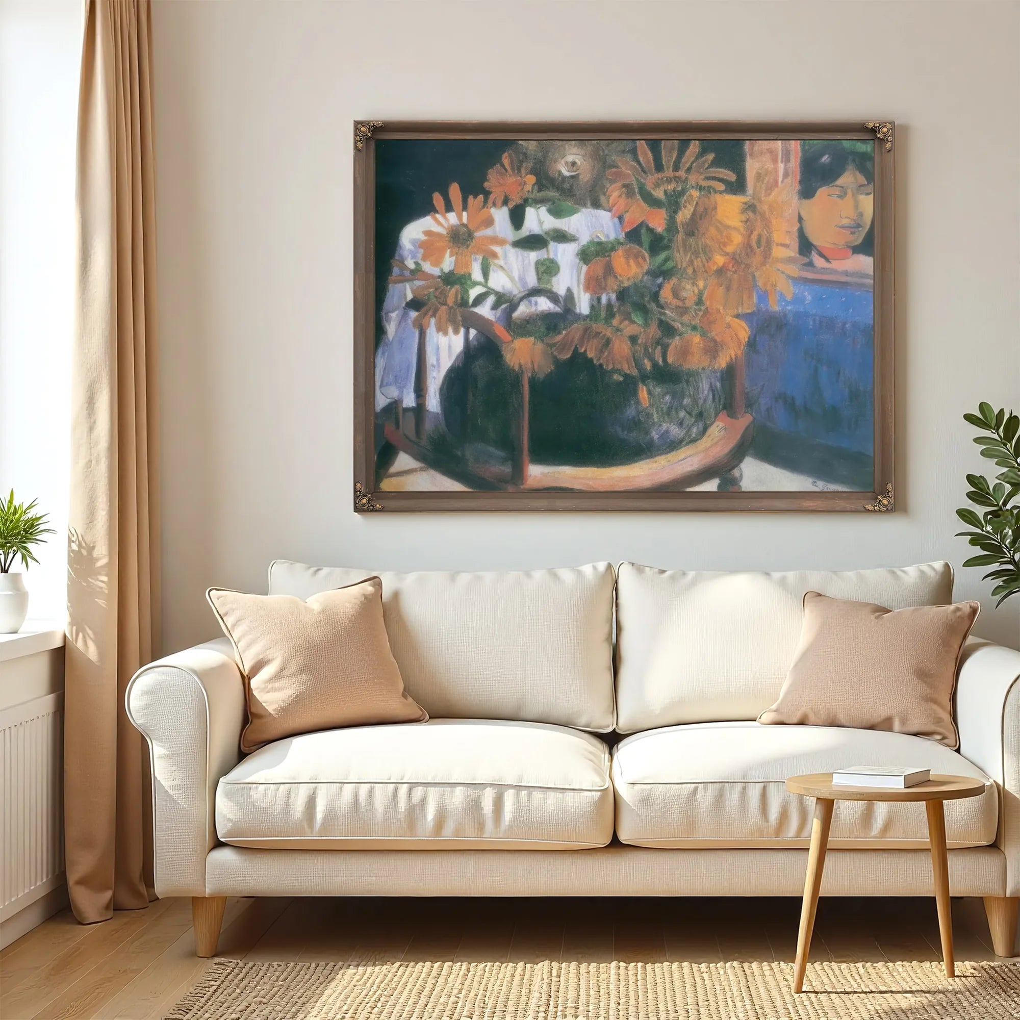 Sunflowers By Paul Gauguin Fine Art Print