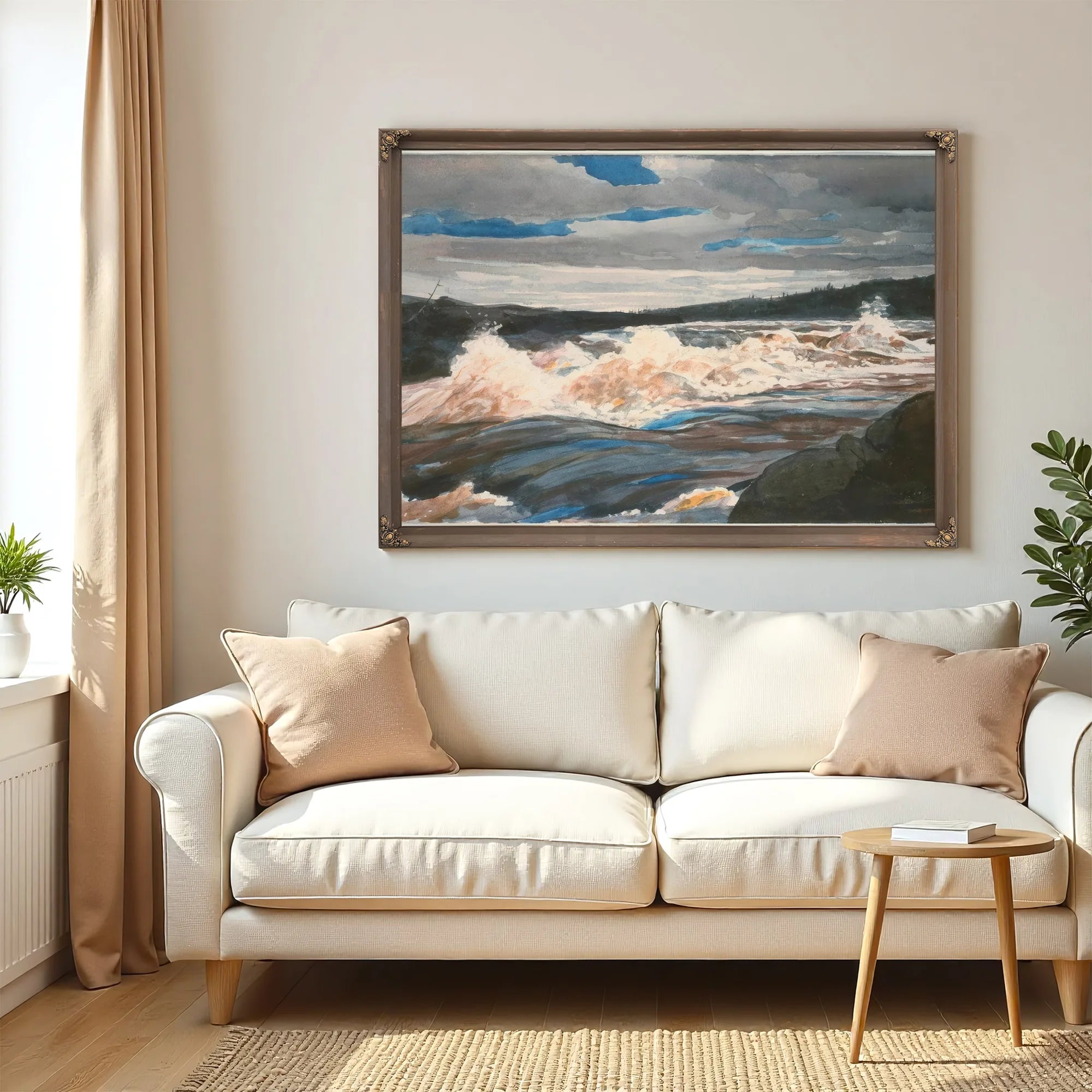 Grand Discharge Lake Saint John Province Of Quebec By Winslow Homer Fine Art Print