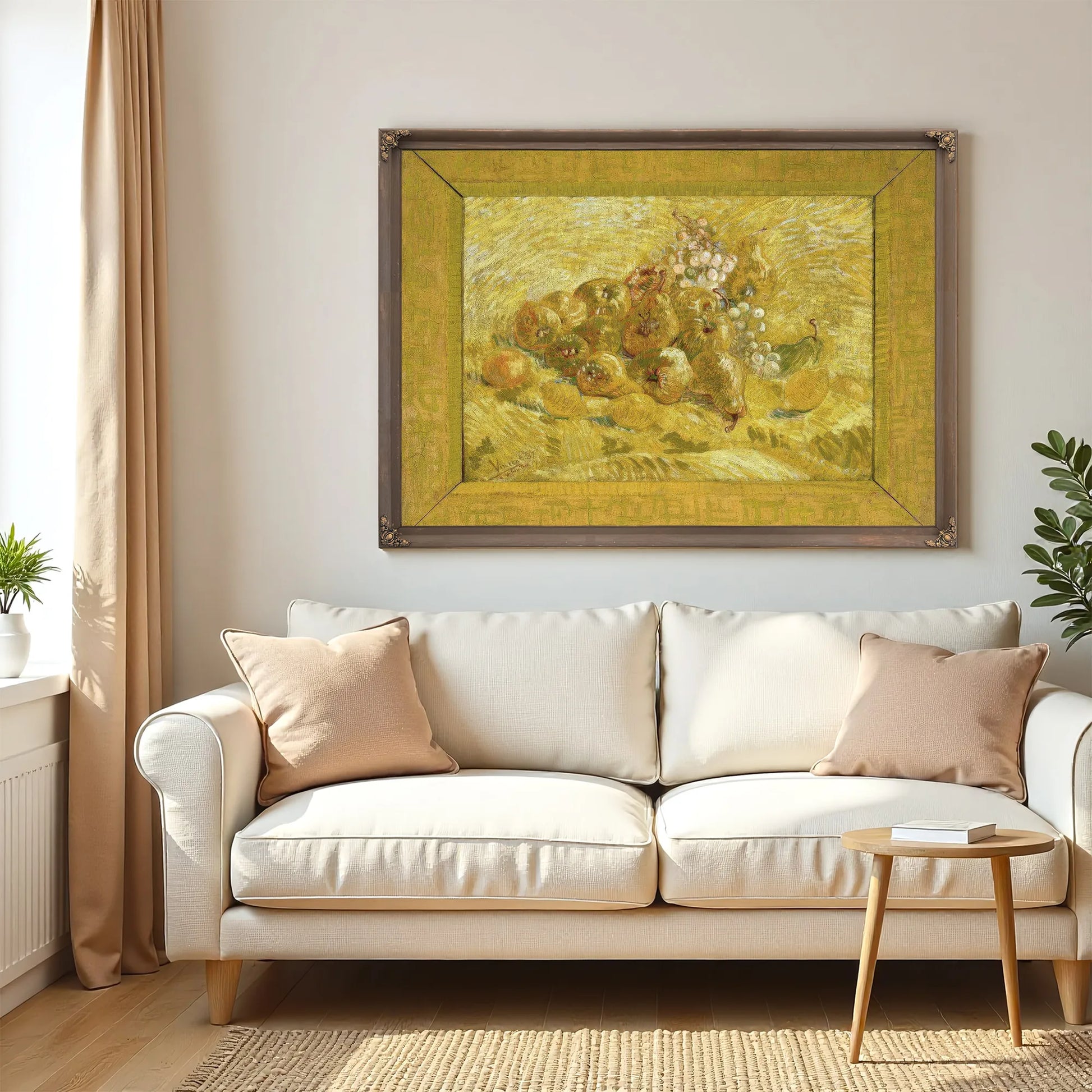 Quinces Lemons Pears And Grapes By Vincent Van Gogh Fine Art Print