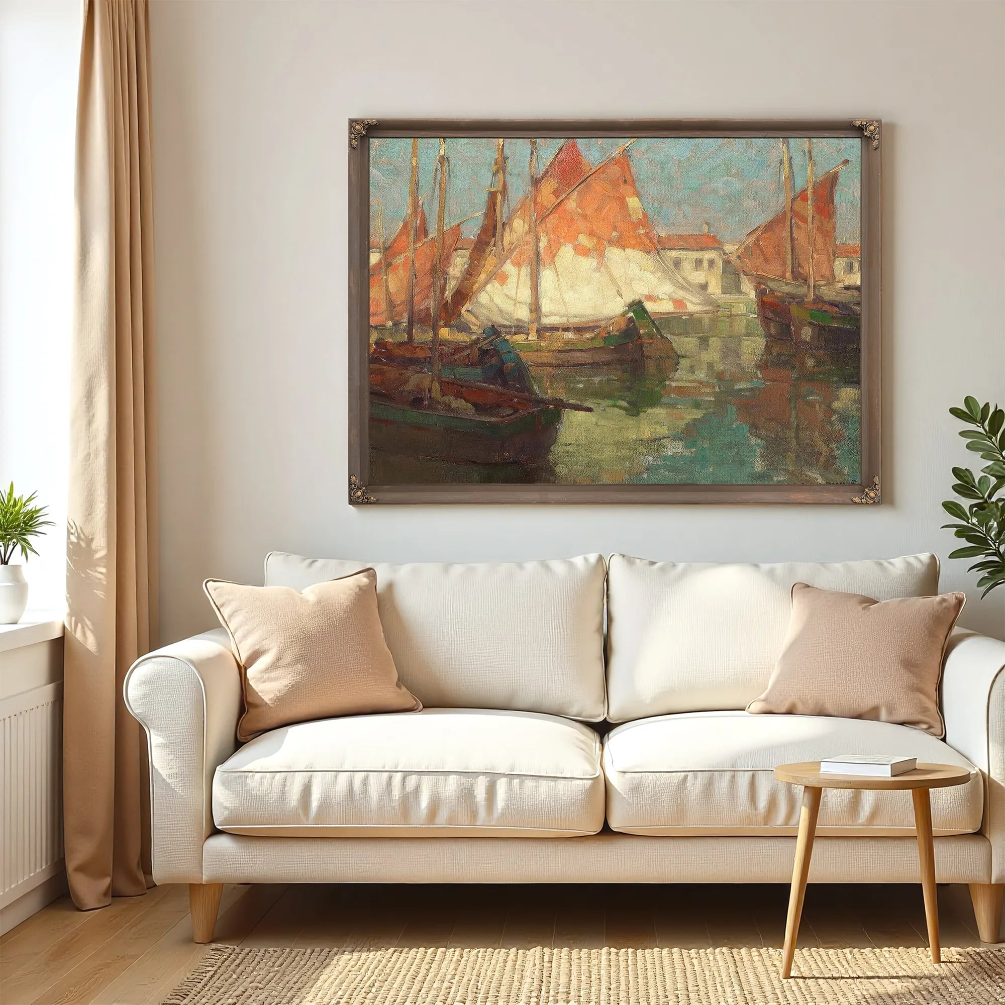 Harbor Of Golden Sails By Edgar Payne Fine Art Print