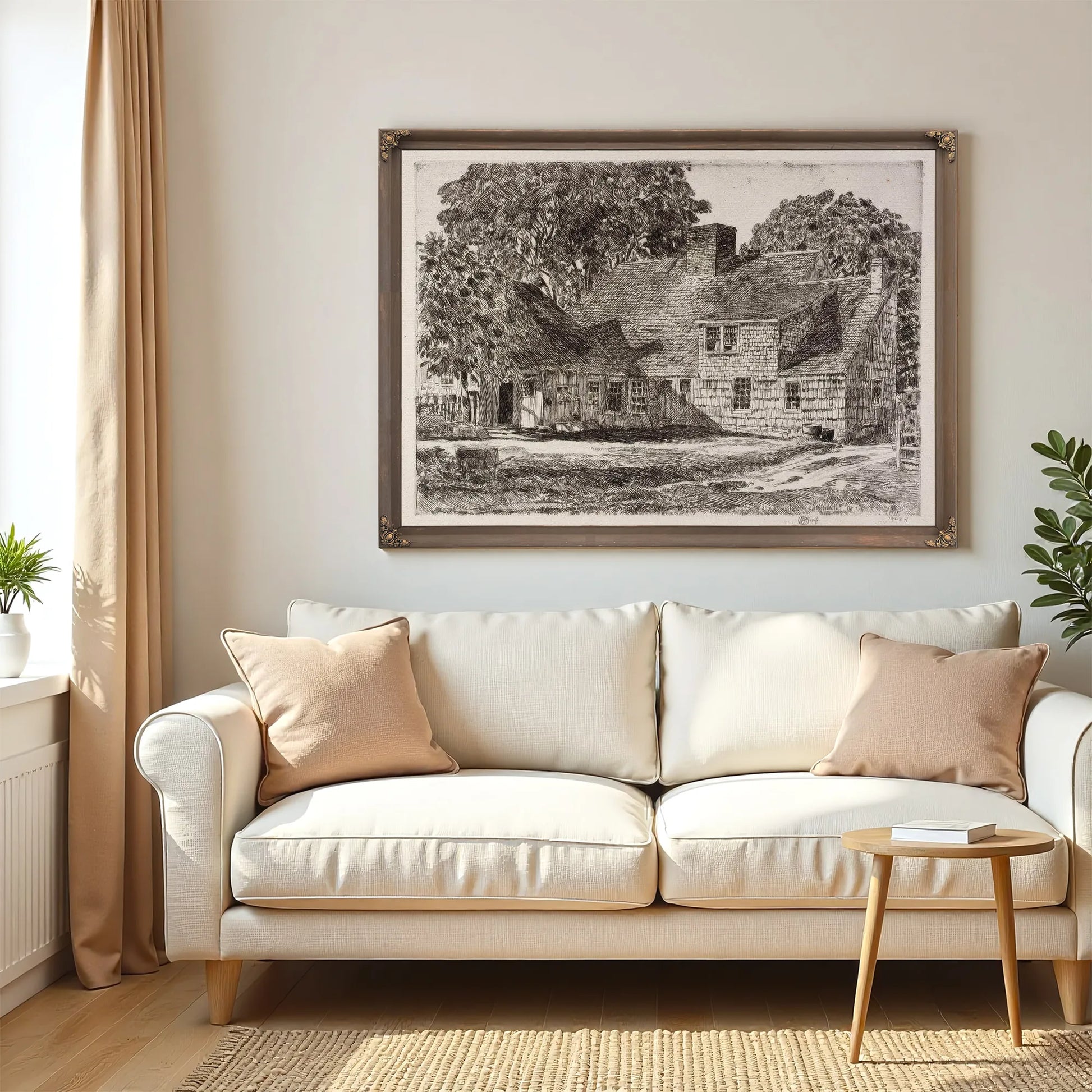 Old Dominy House By Childe Hassam Fine Art Print