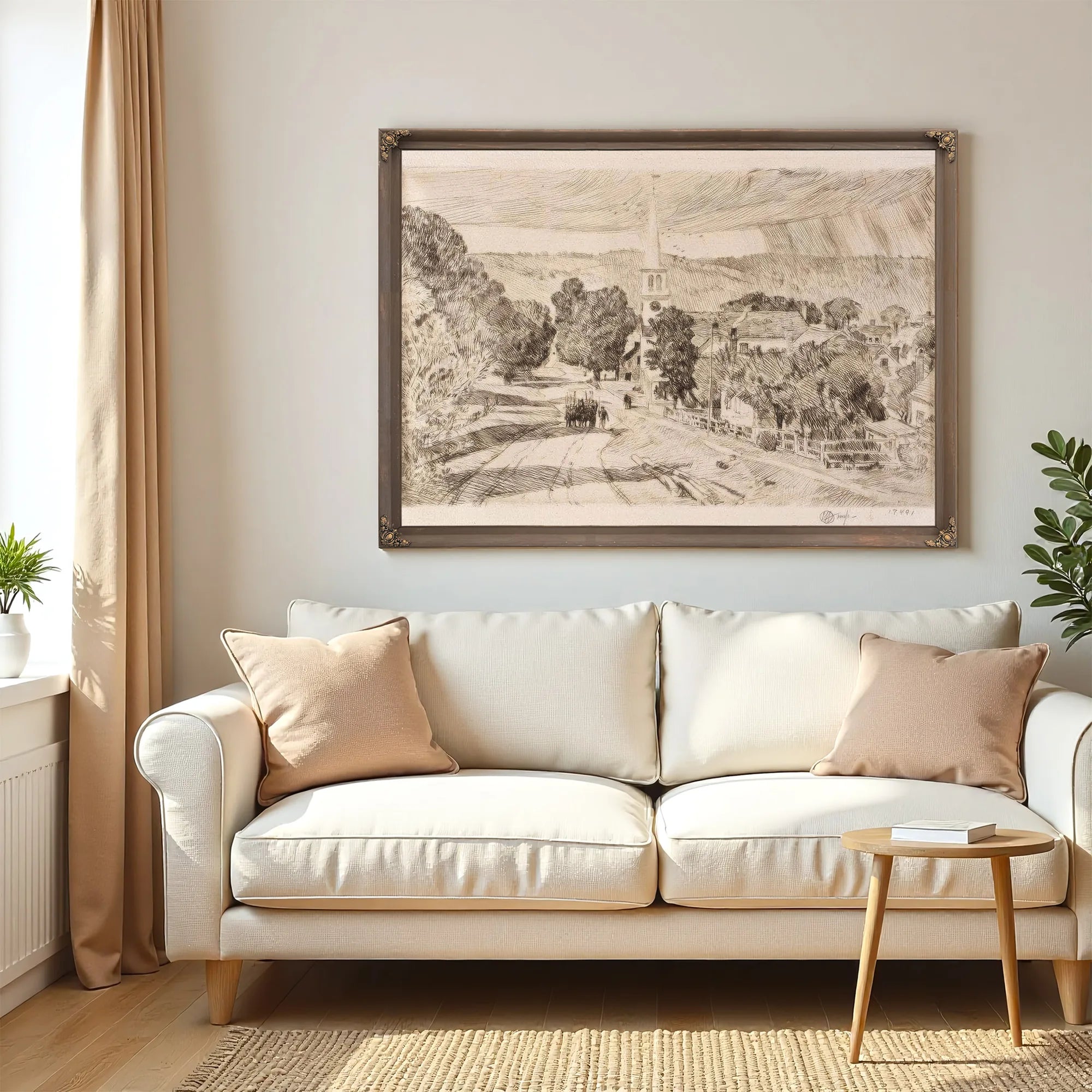 The Vermont Village (Peacham) By Childe Hassam Fine Art Print