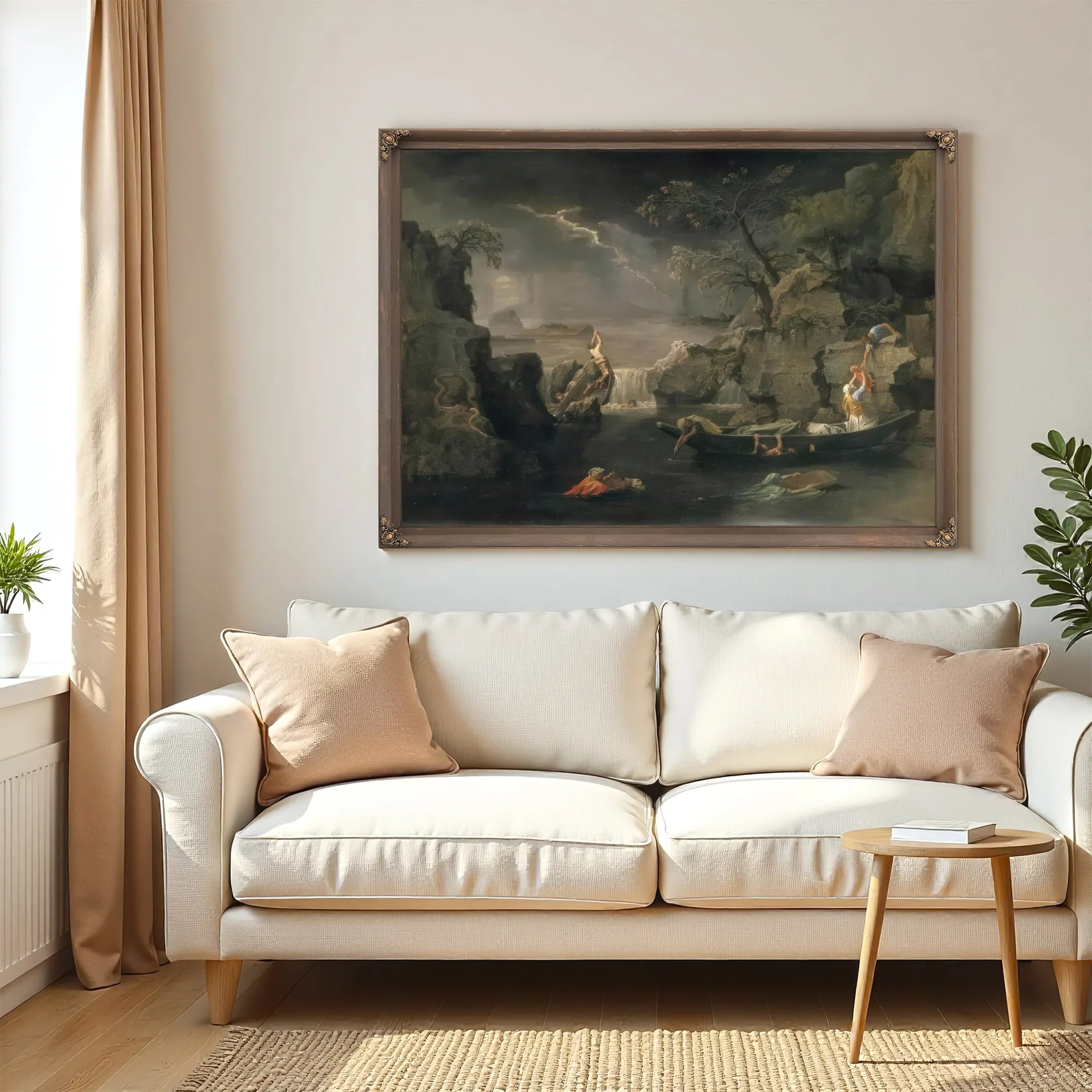 The Four Seasons Winter (The Deluge) By Nicholas Poussin Fine Art Print