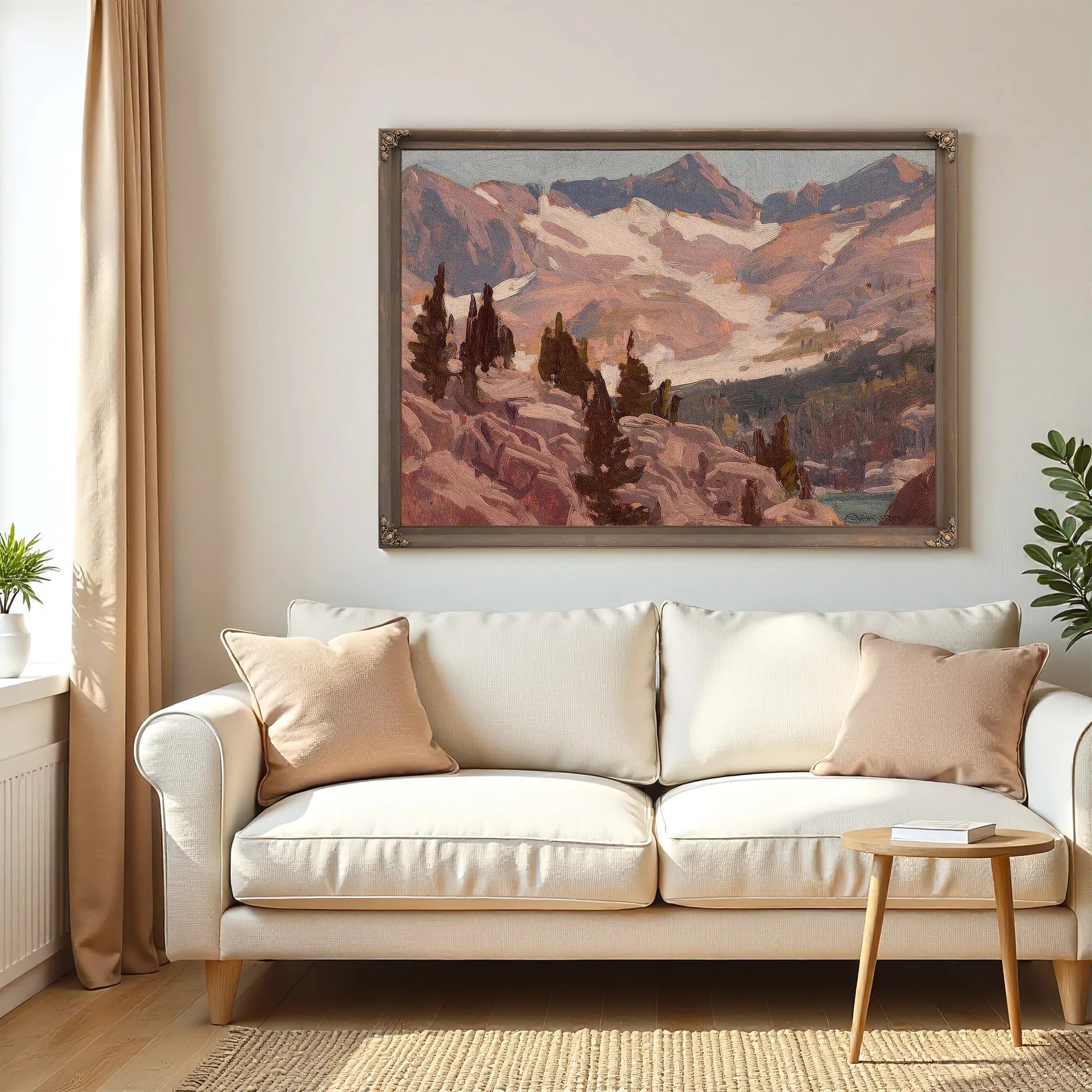 Sierra Summit, Probably Lake Sabrina By Edgar Payne Fine Art Print