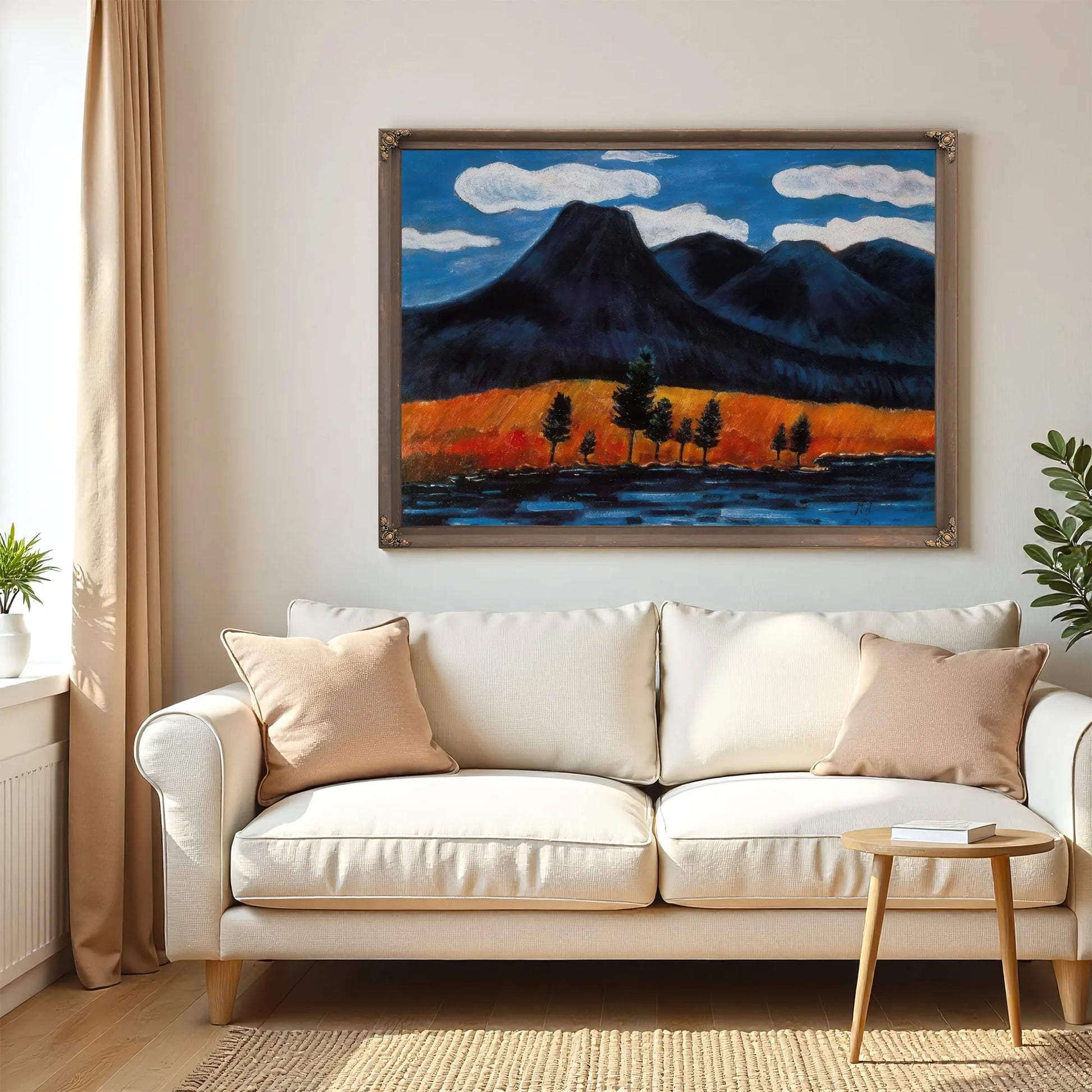 Blue Landscape By Marsden Hartley Fine Art Print