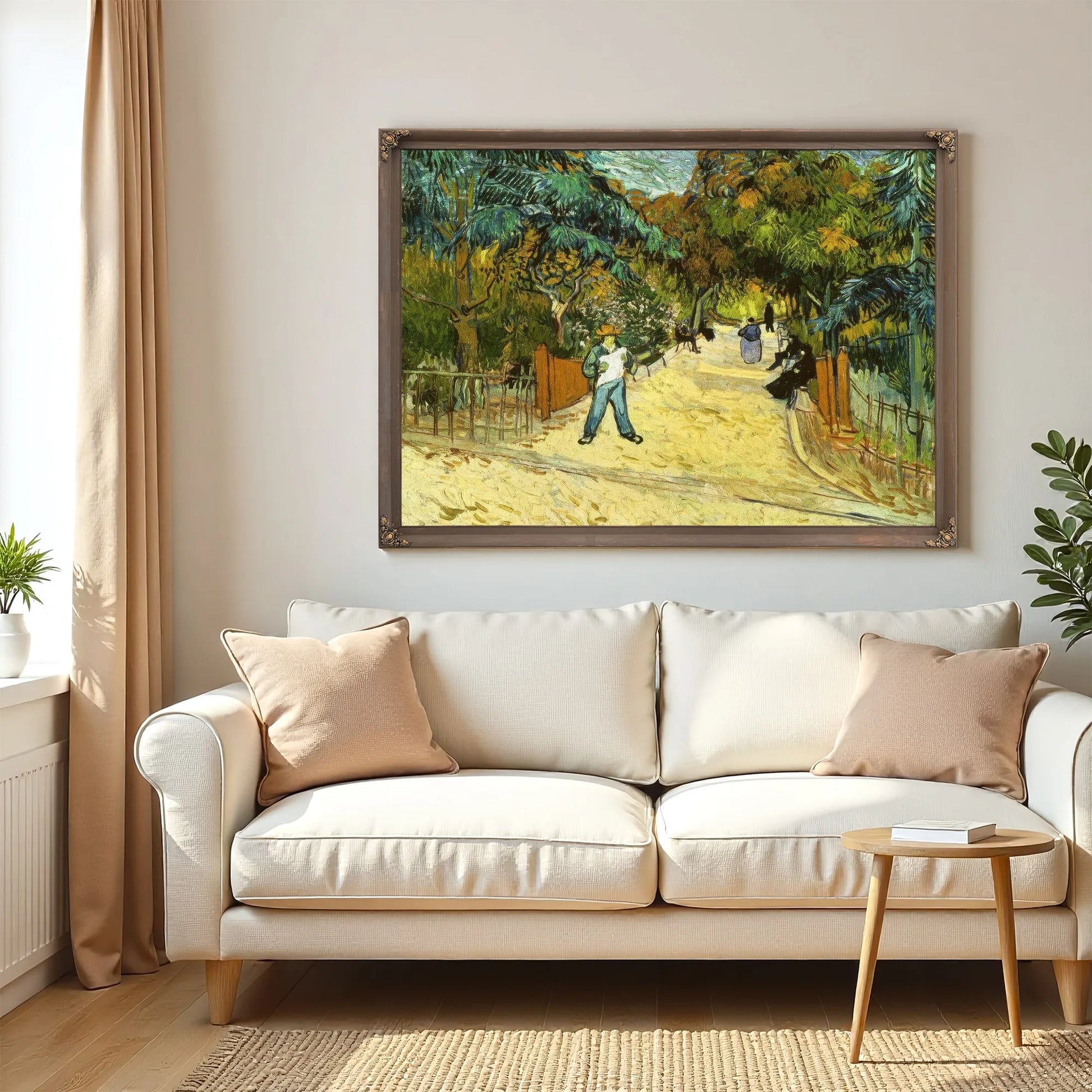 Entrance To The Public Gardens In Arles By Vincent Van Gogh Fine Art Print