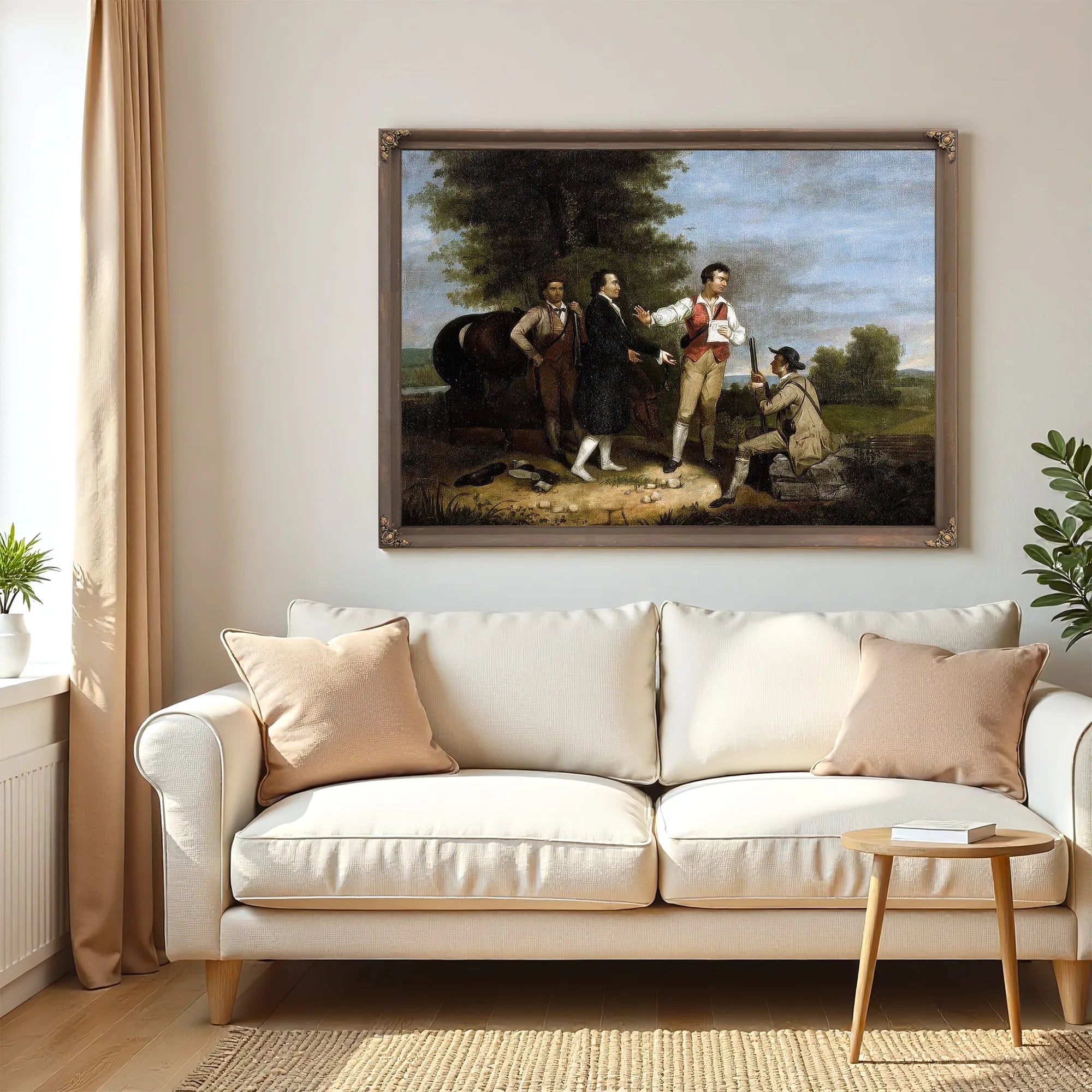 The Capture Of Major Andre By Asher B Durand Fine Art Print