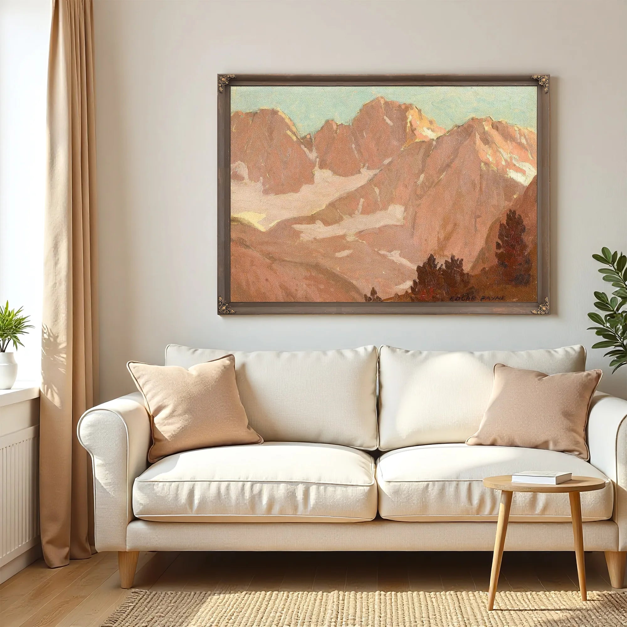 Sierras At Dawn By Edgar Payne Fine Art Print