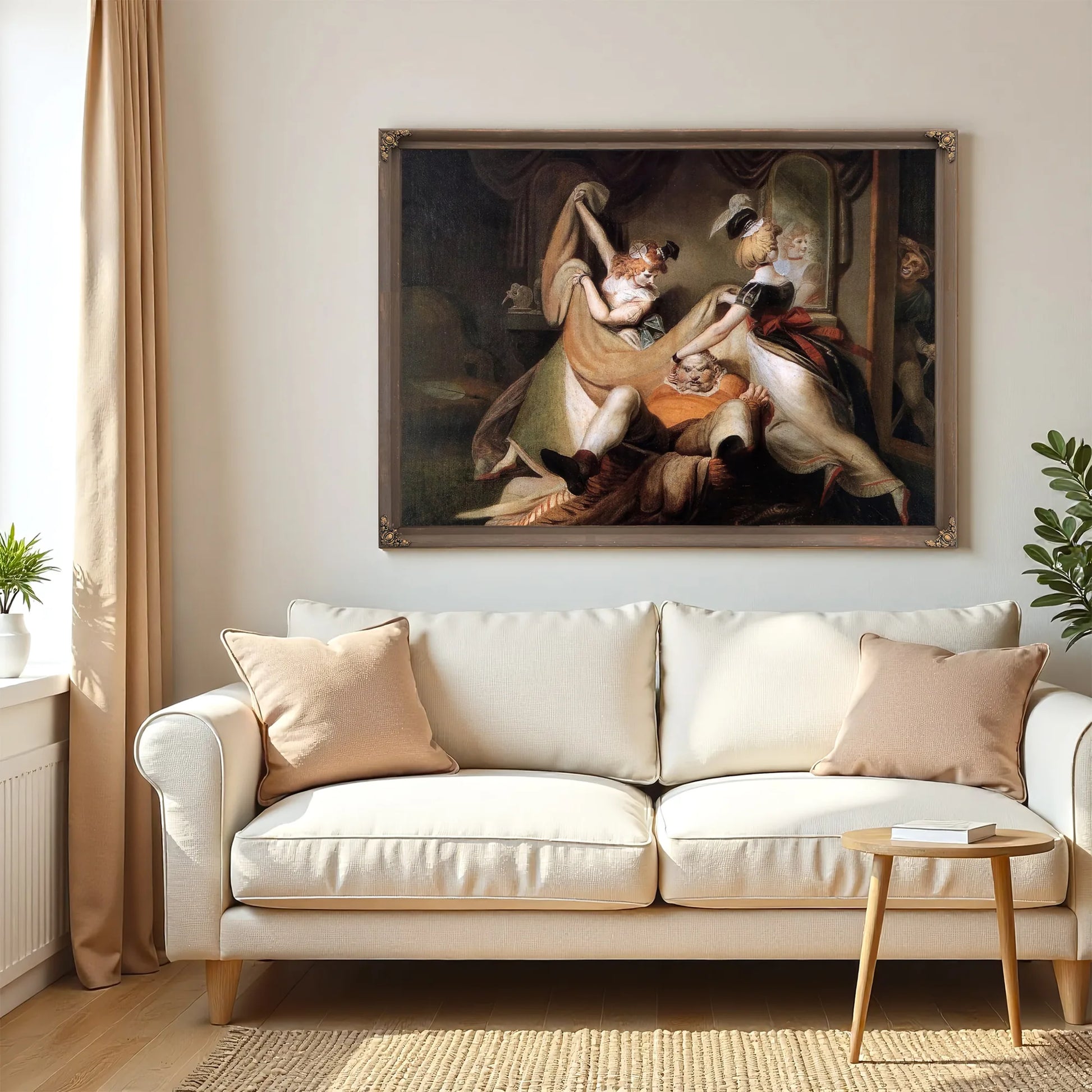 Falstaff In The Laundry Basket By Henry Fuseli Fine Art Print