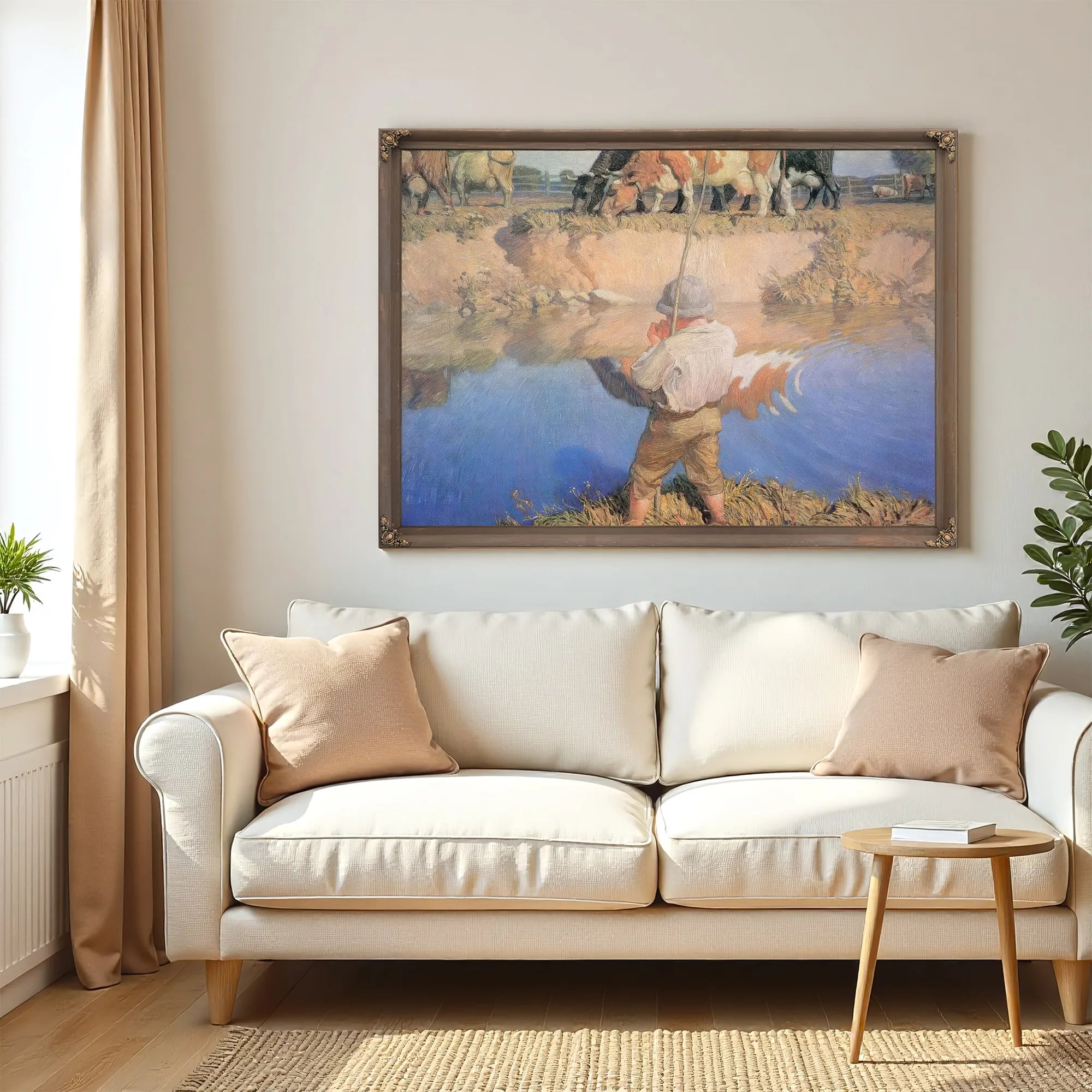 September Afternoon By NC Wyeth Fine Art Print