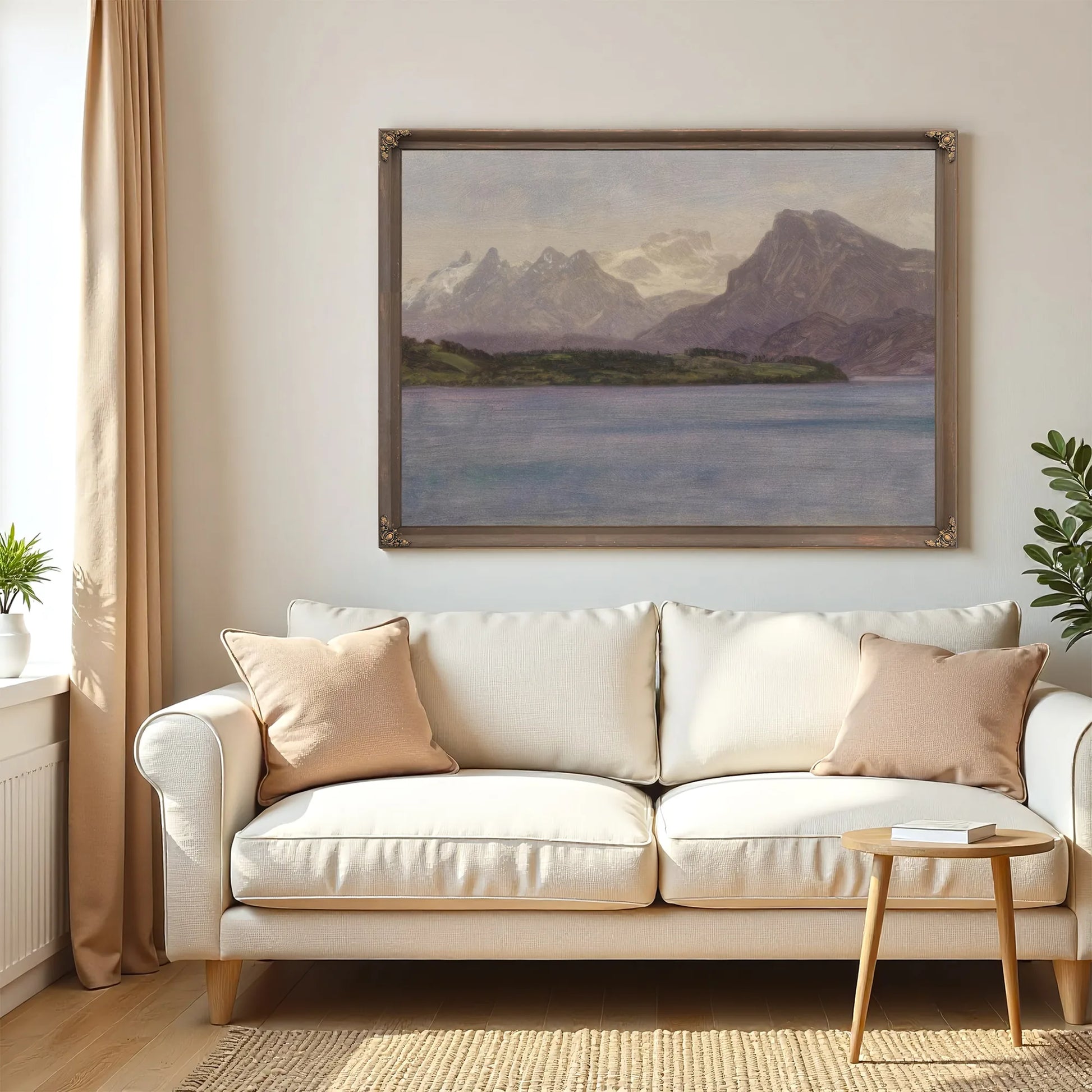 Alaskan Coast Range By Albert Bierstadt Fine Art Print