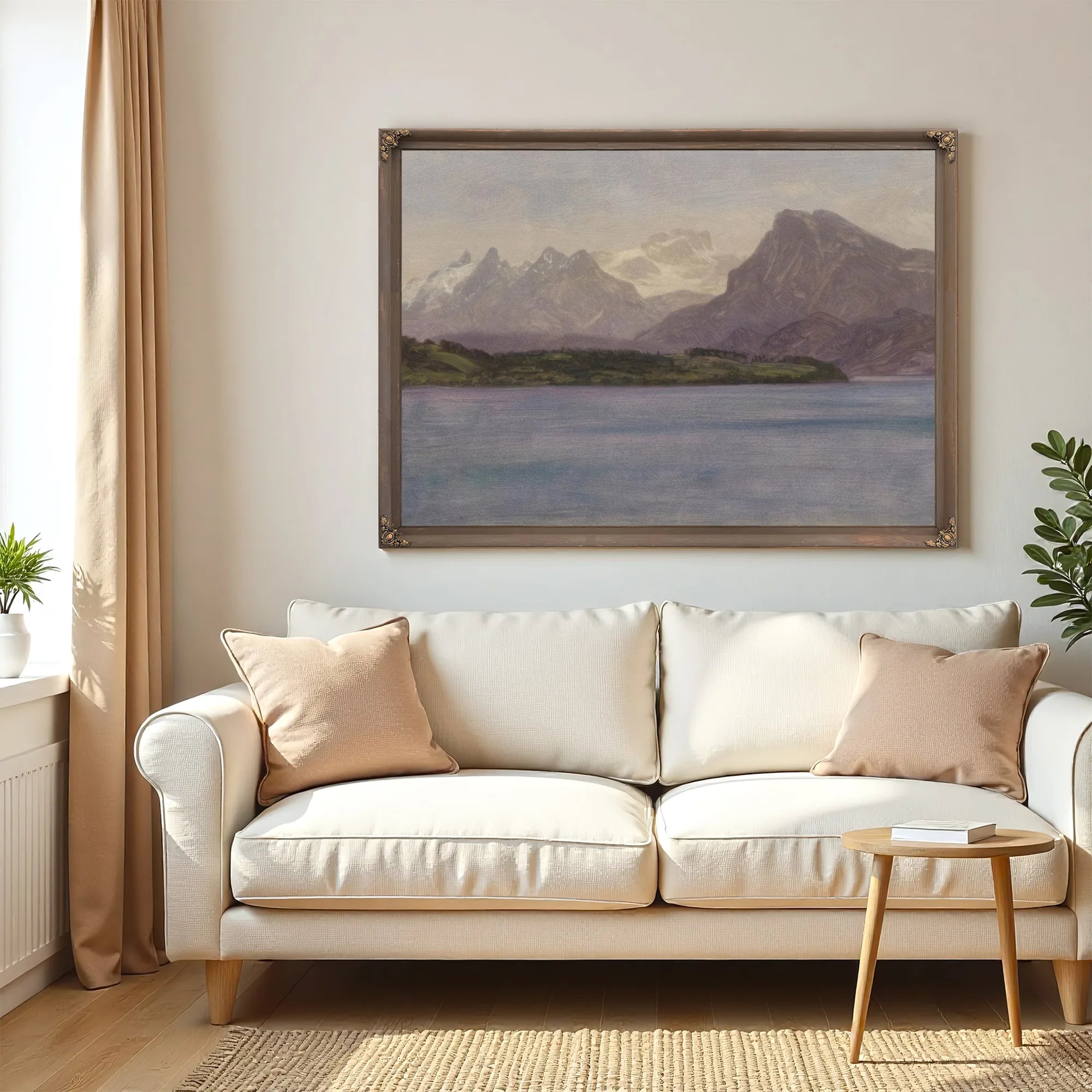 Alaskan Coast Range By Albert Bierstadt Fine Art Print