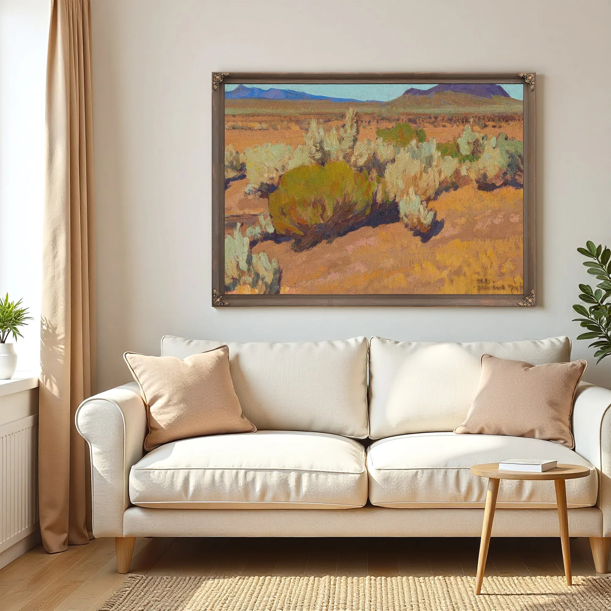 Sage And Rabbit Brush 1927 By Maynard Dixon Fine Art Print