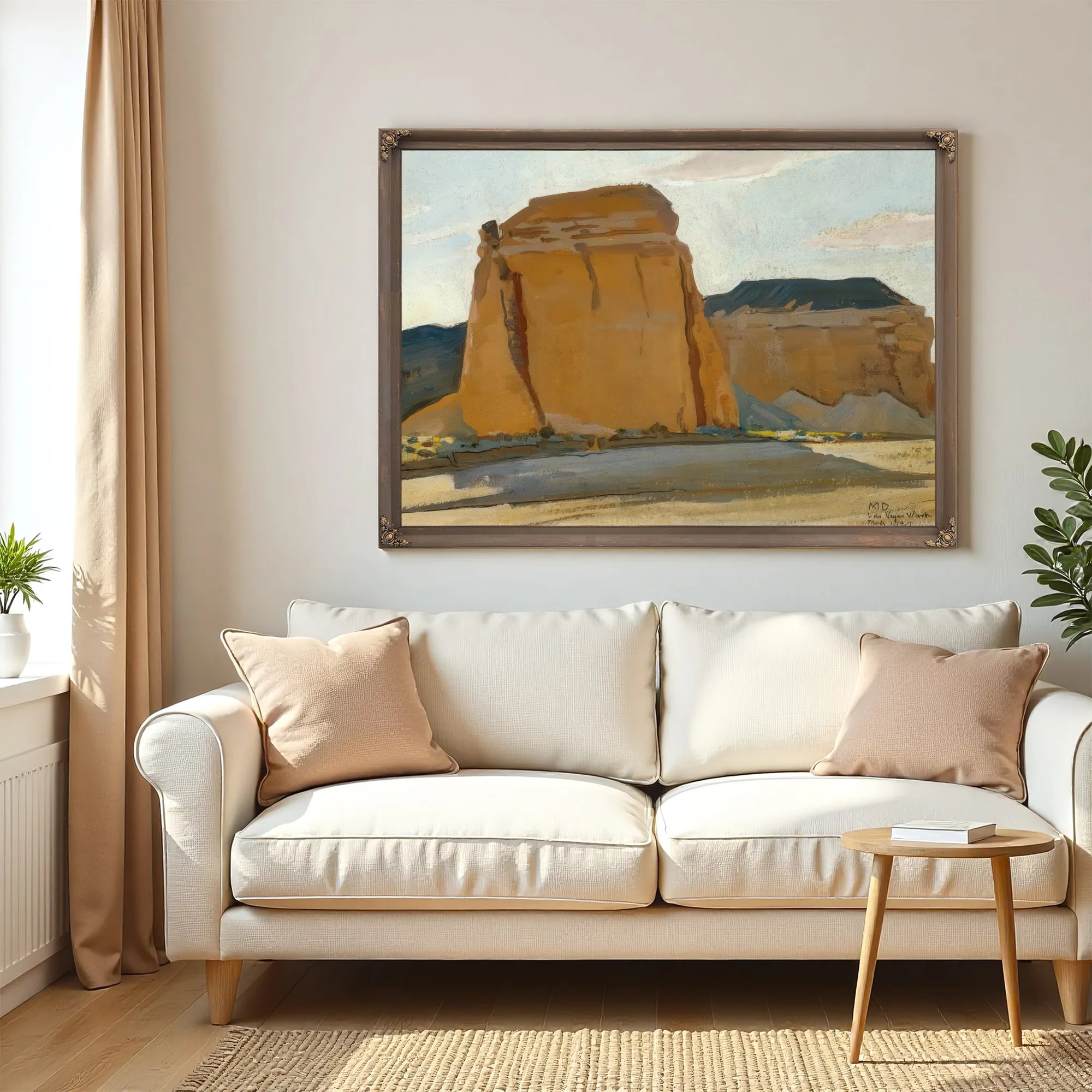 Buttes At Las Vegas Wash By Maynard Dixon Fine Art Print