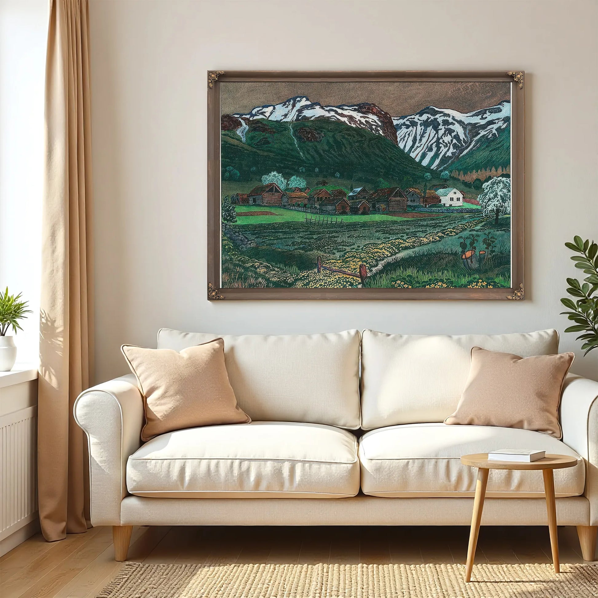 Marsh Marigold Night 2 By Nicolai Astrup Fine Art Print