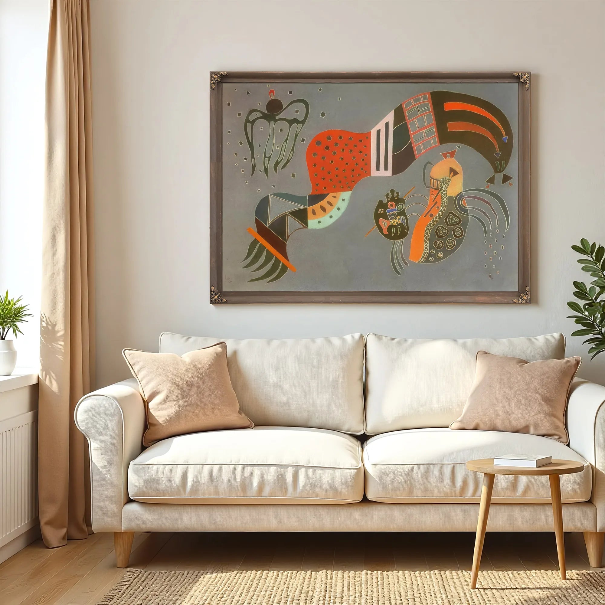 Tempered Elan 1944 By Wassily Kandinsky Fine Art Print