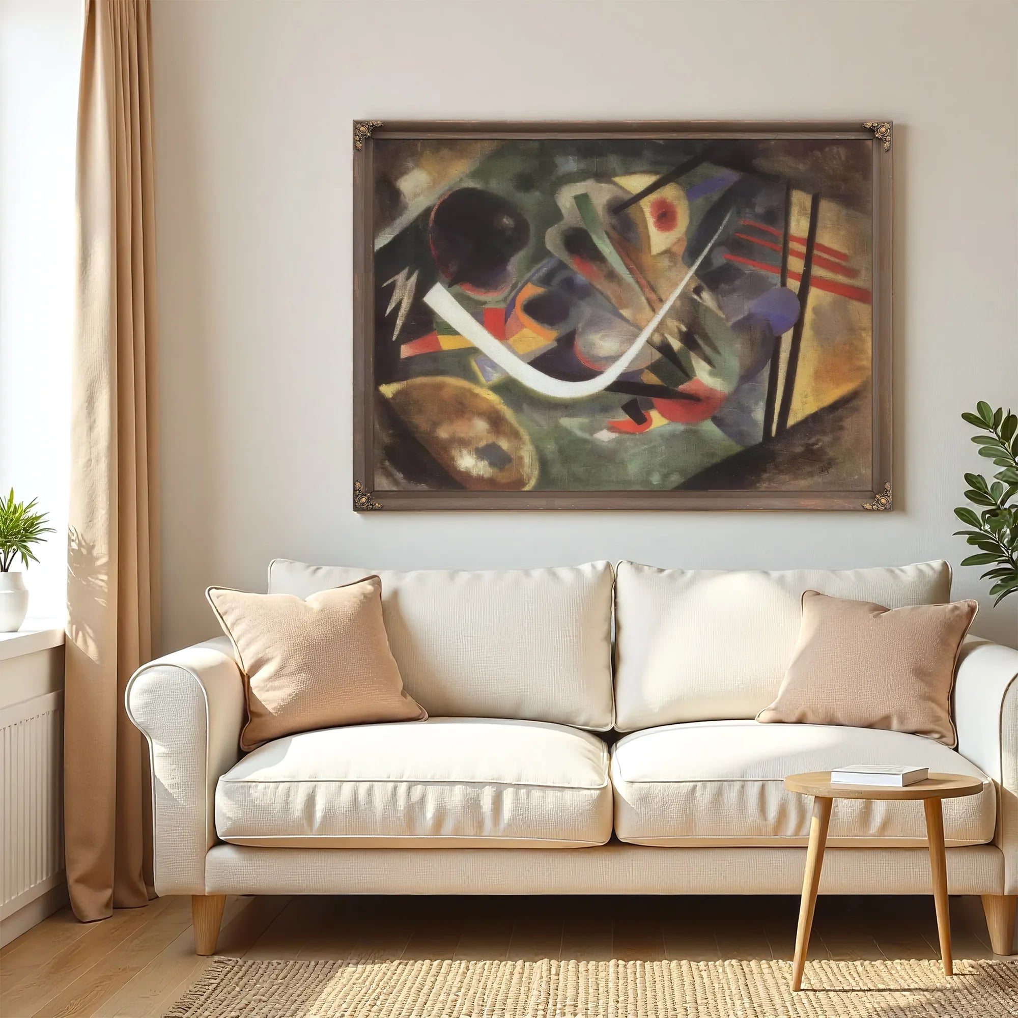 White Stroke 1920 By Wassily Kandinsky Fine Art Print