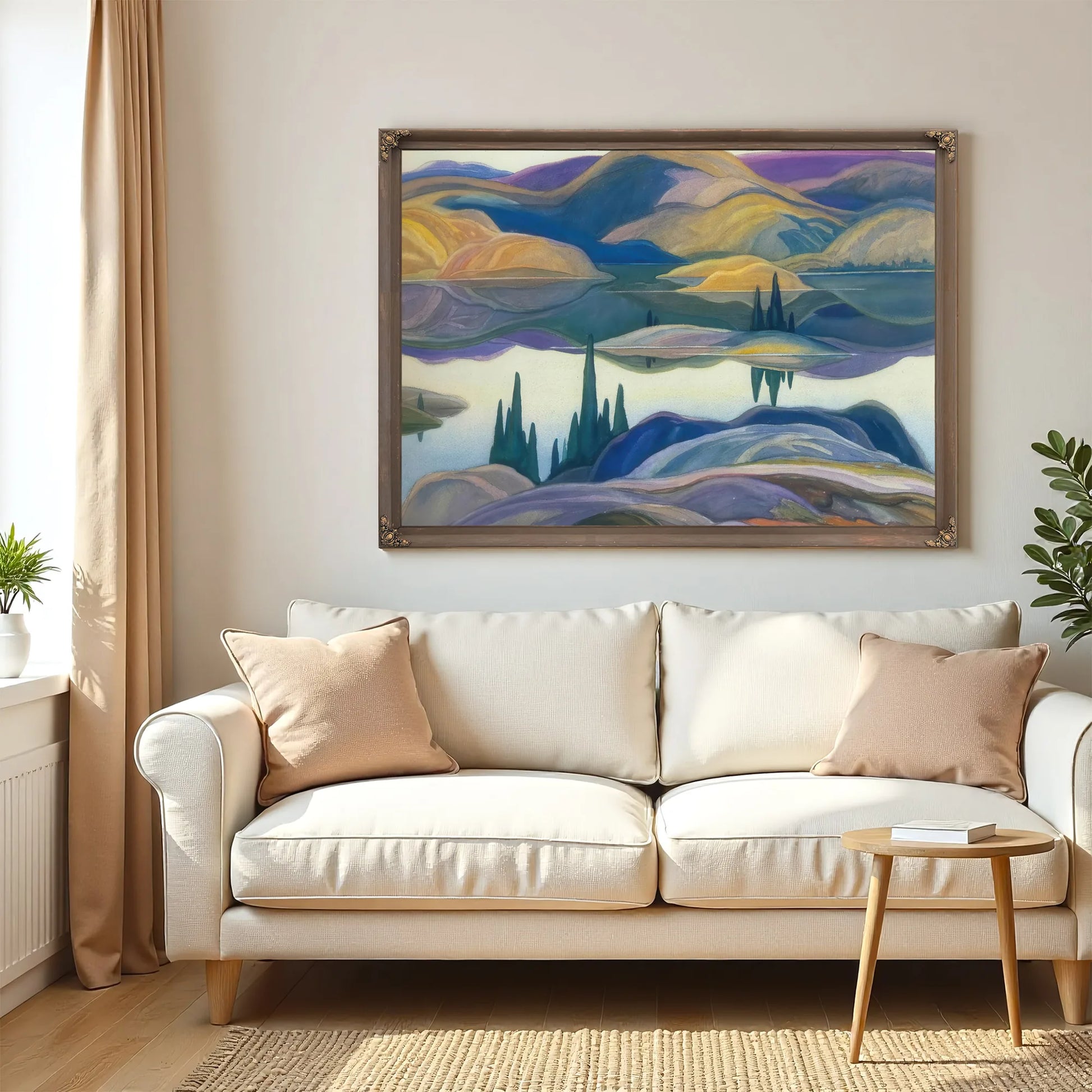 Mirror Lake By Frank Carmichael Fine Art Print