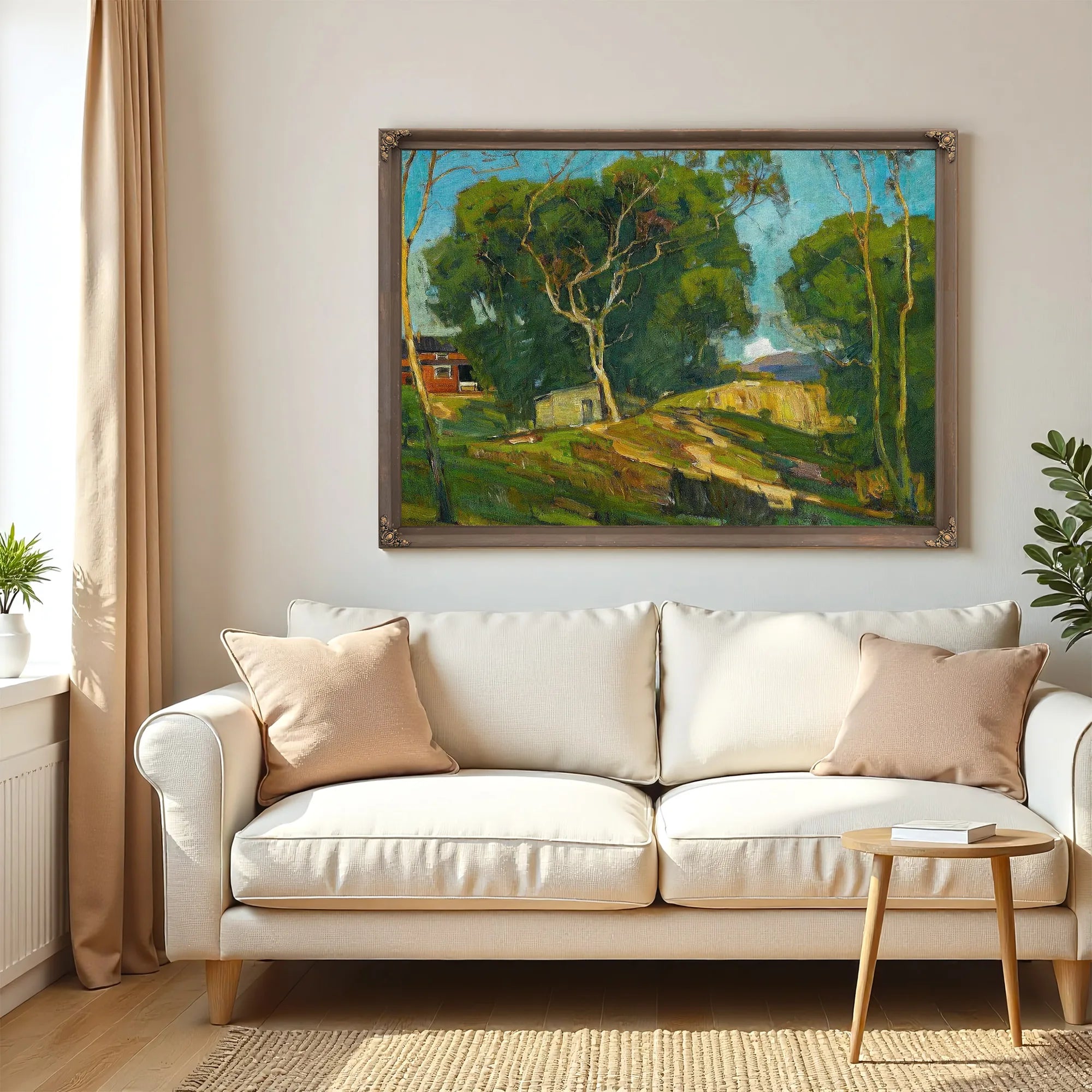 The Red Barn By William Wendt Fine Art Print