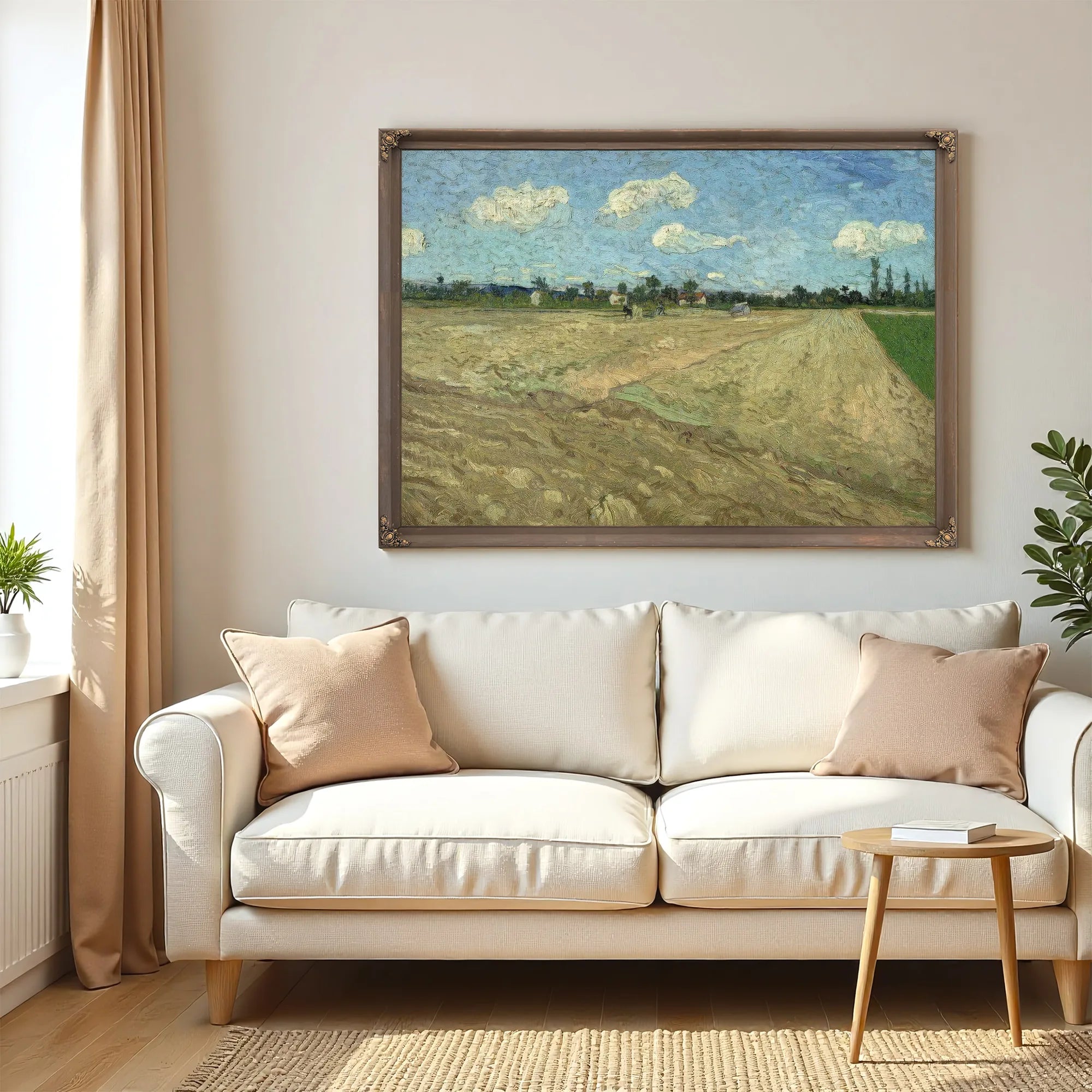 Ploughed Fields ('The Furrows') By Vincent Van Gogh Fine Art Print