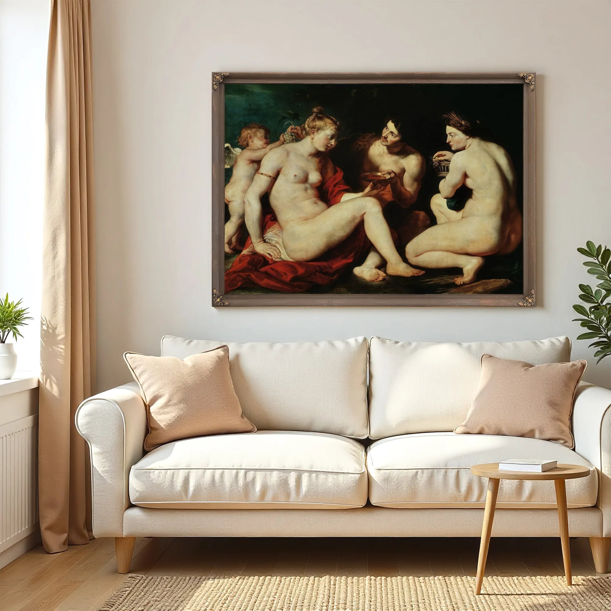 Venus Cupid Bacchus And Ceres By Peter Paul Rubens Fine Art Print