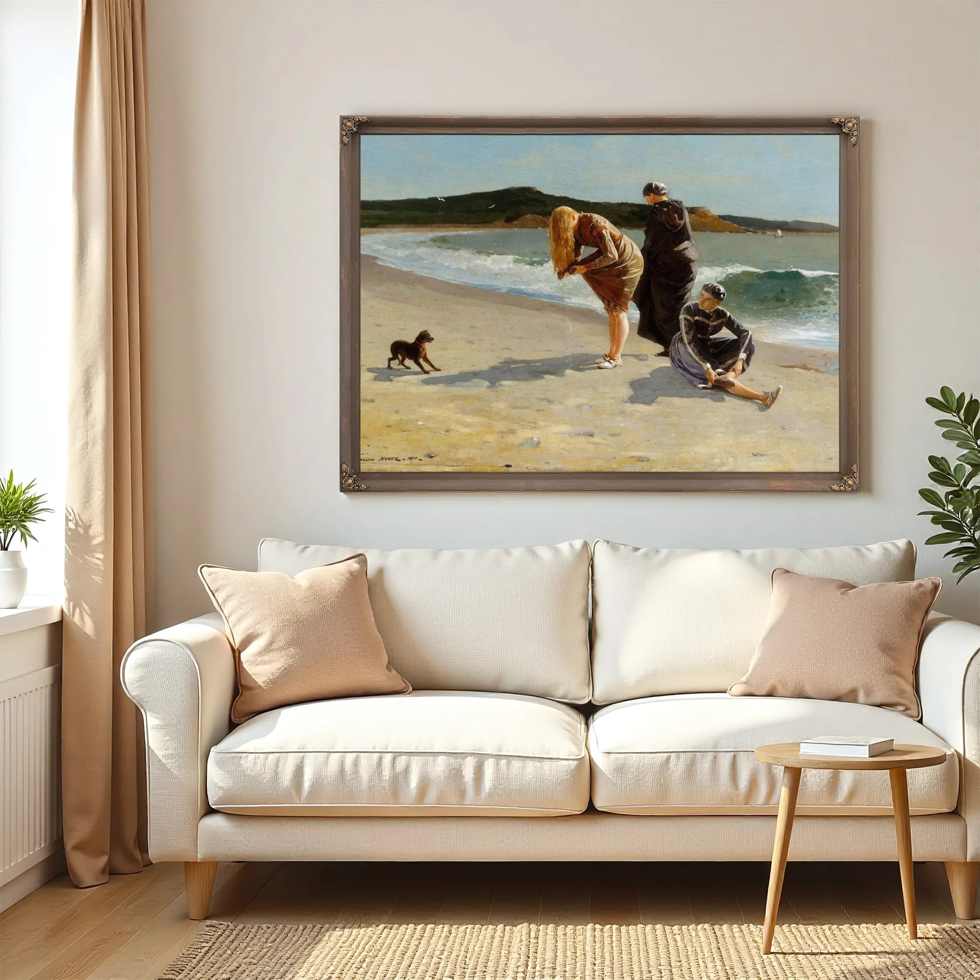 Eagle Head Manchester Massachusetts 1870 By Winslow Homer Fine Art Print