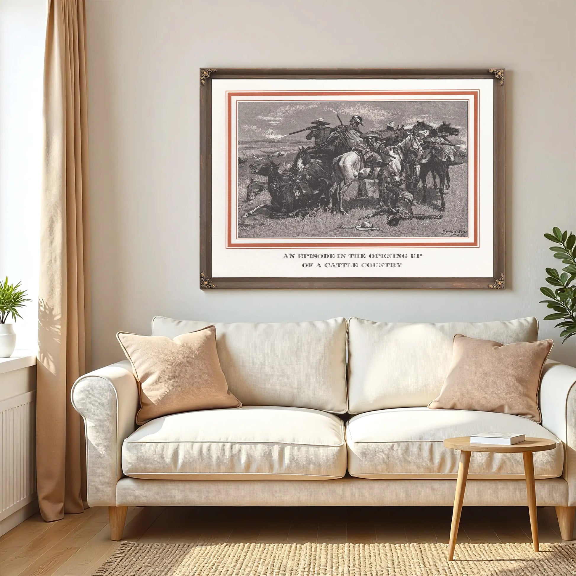 An Episode In The Opening Up Of A Cattle Country by Frederic Remington