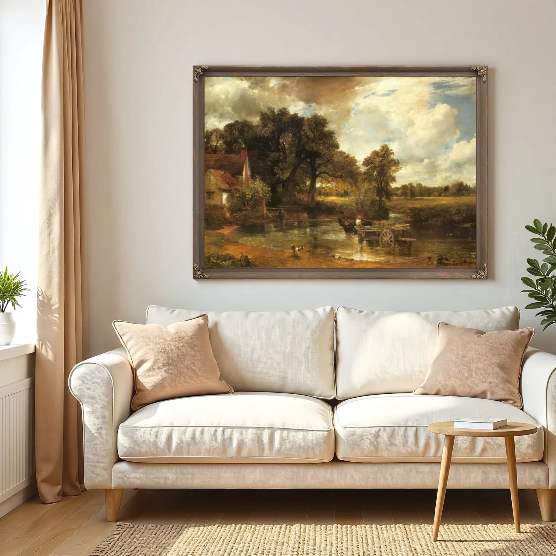 Landscape Noon ( The Hay Wain) By John Constable Fine Art Print