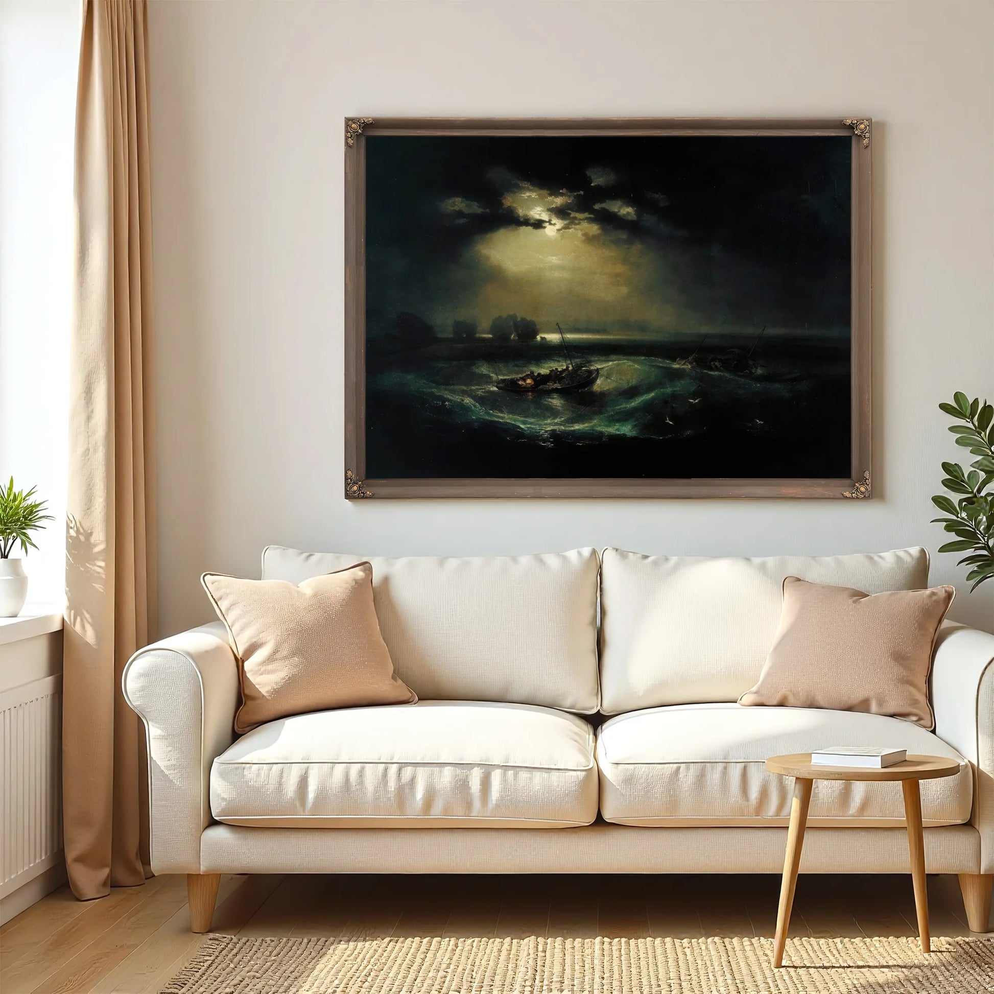 Fishermen At Sea 1796 1 By Joseph Mallord William Turner Fine Art Print