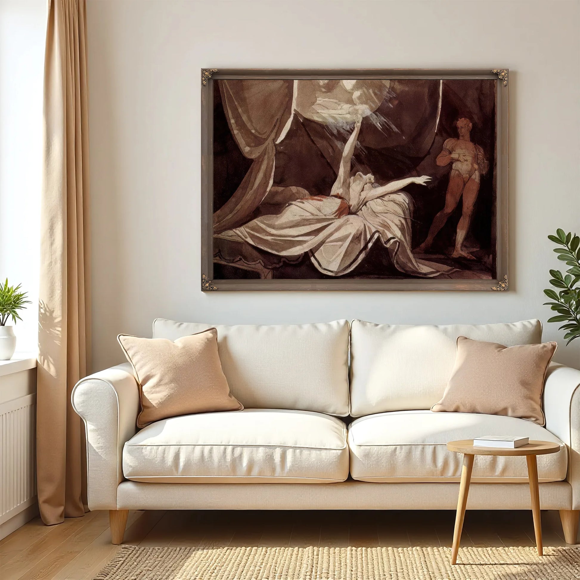 Kriemhild Sees The Dead Siegfried In A Dream By Henry Fuseli Fine Art Print