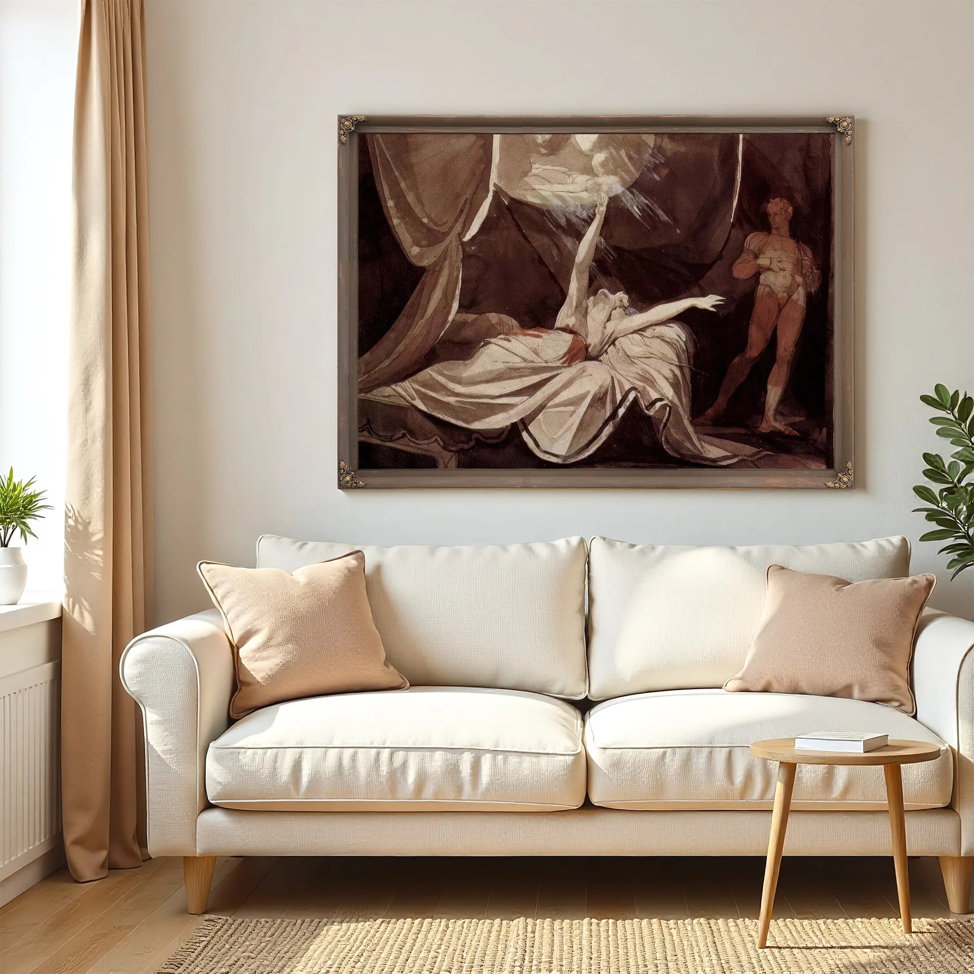 Kriemhild Sees The Dead Siegfried In A Dream By Henry Fuseli Fine Art Print