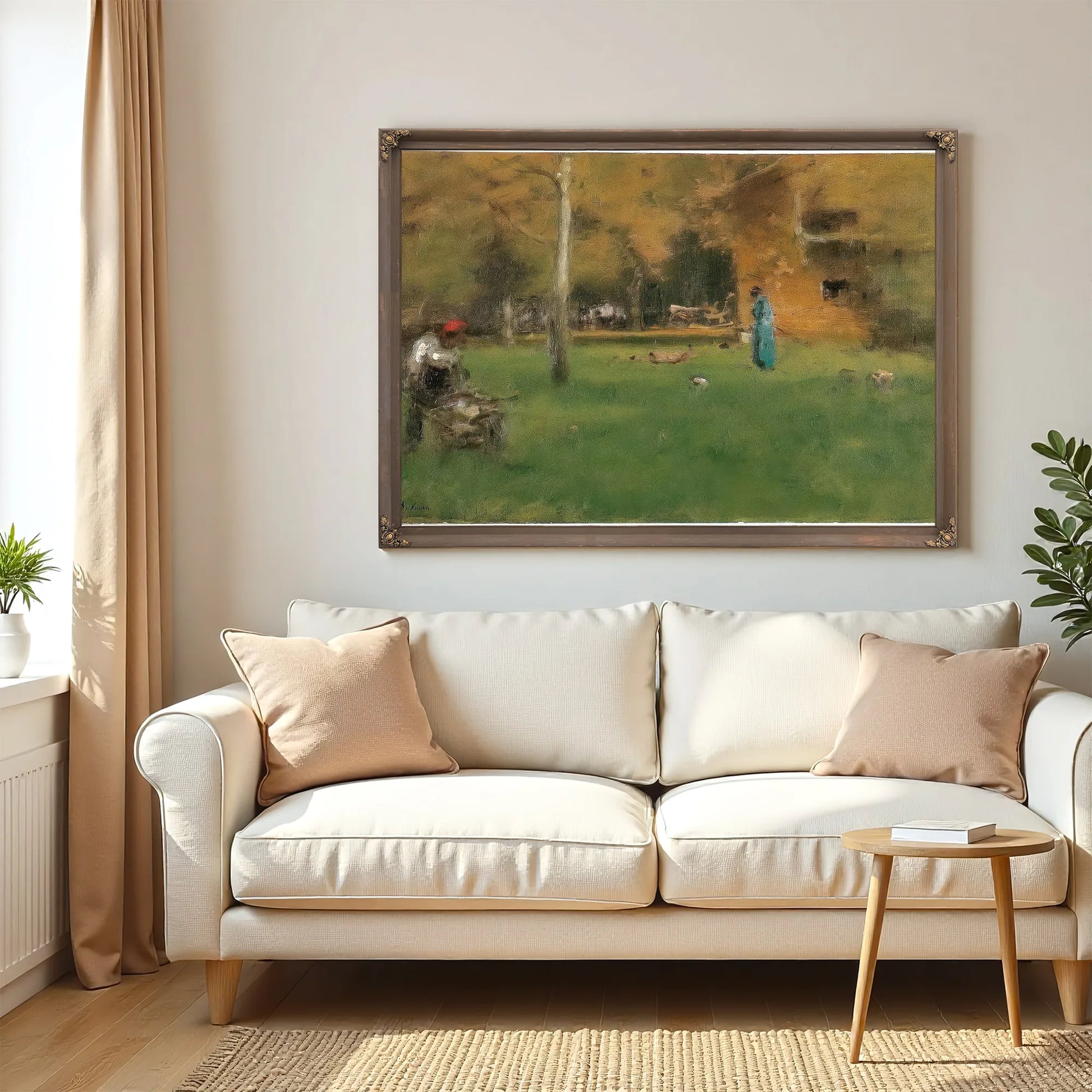 The Old Barn By George Inness Fine Art Print