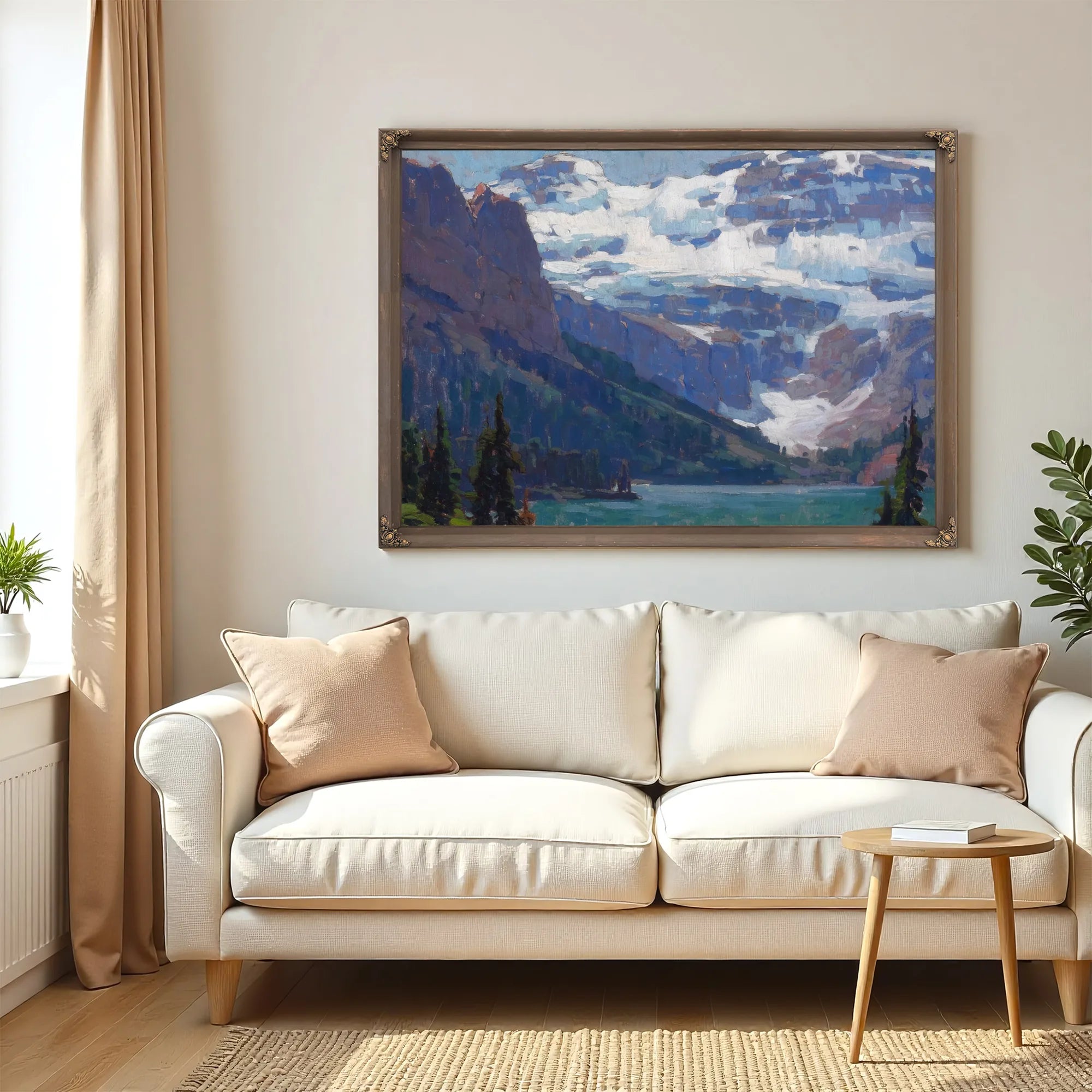 Victoria Glacier, Lake Louise By Edgar Payne Fine Art Print