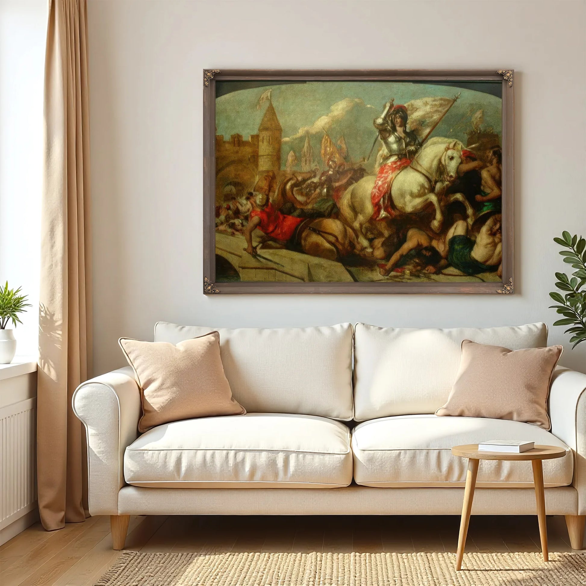 Jeanne D'arc Leaving Orleans By William Etty Fine Art Print
