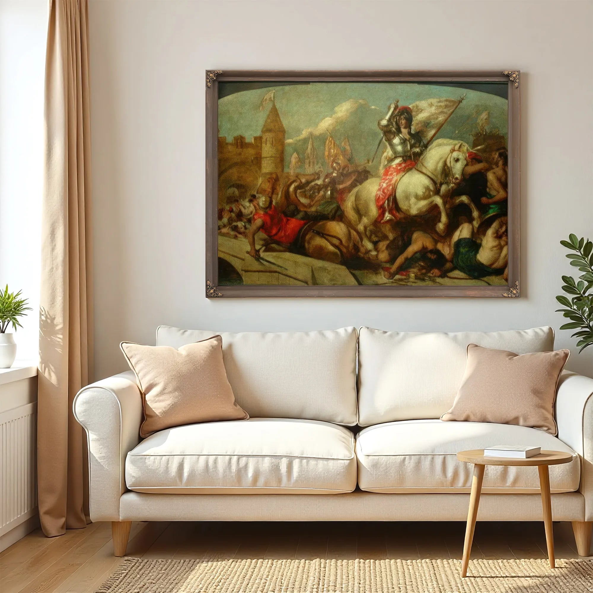 Jeanne D'arc Leaving Orleans By William Etty Fine Art Print