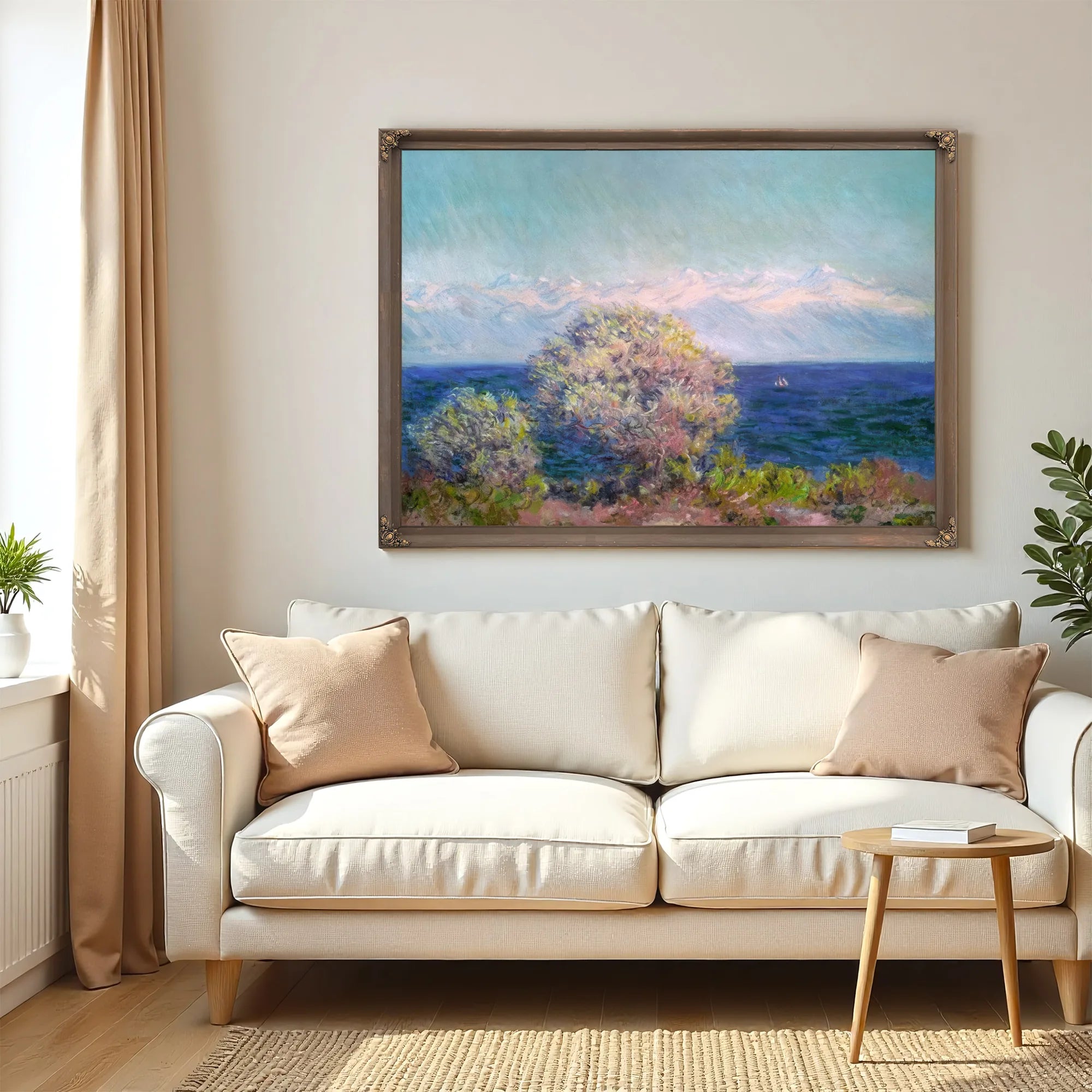 Cap D'antibes Mistral By Claude Monet Fine Art Print