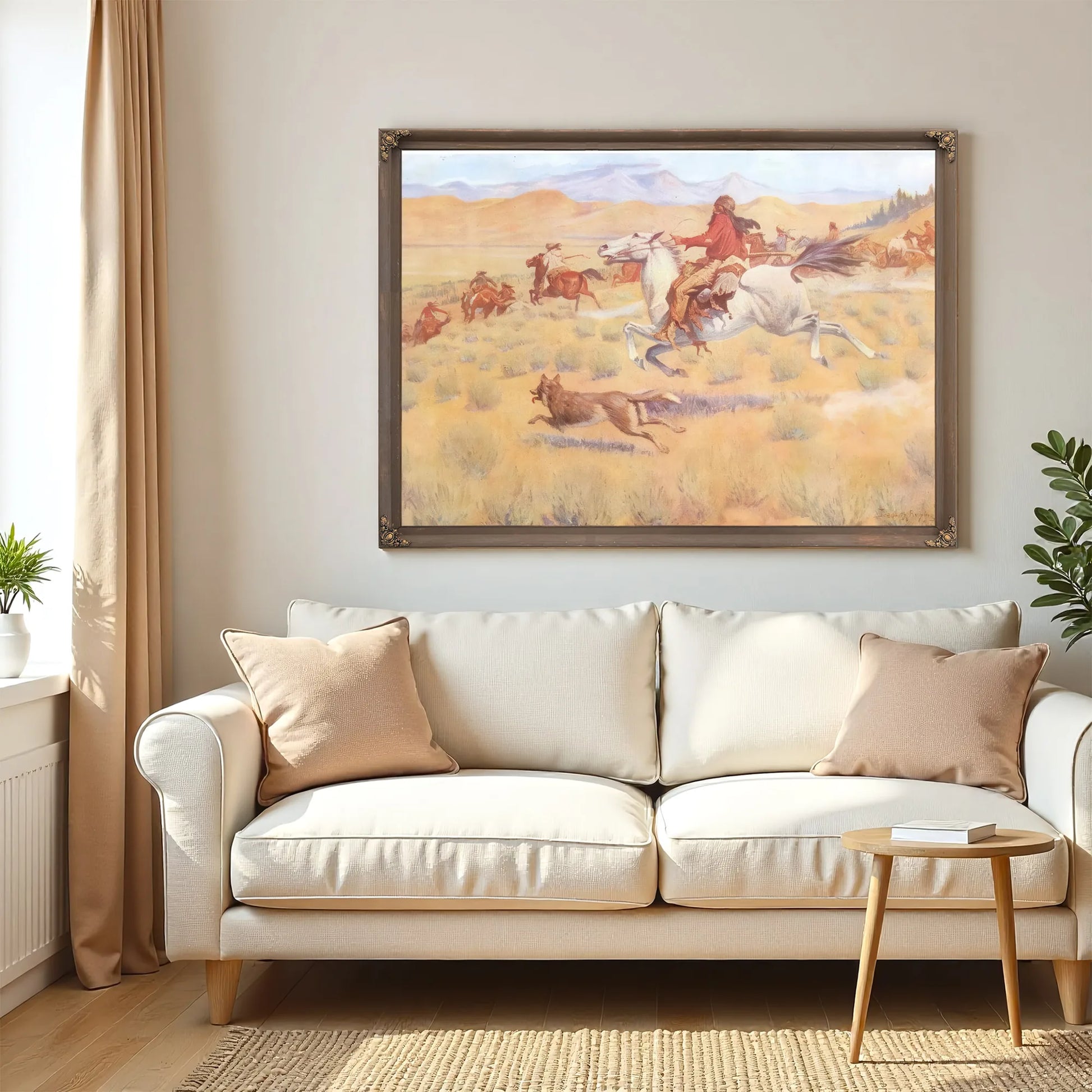 The Gathering Of The Trappers By Frederic Remington Fine Art Print