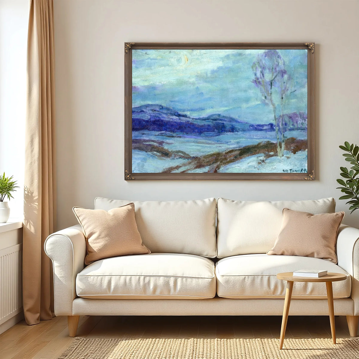 Landscape In Moonlight By Henry Ossawa Tanner Fine Art Print