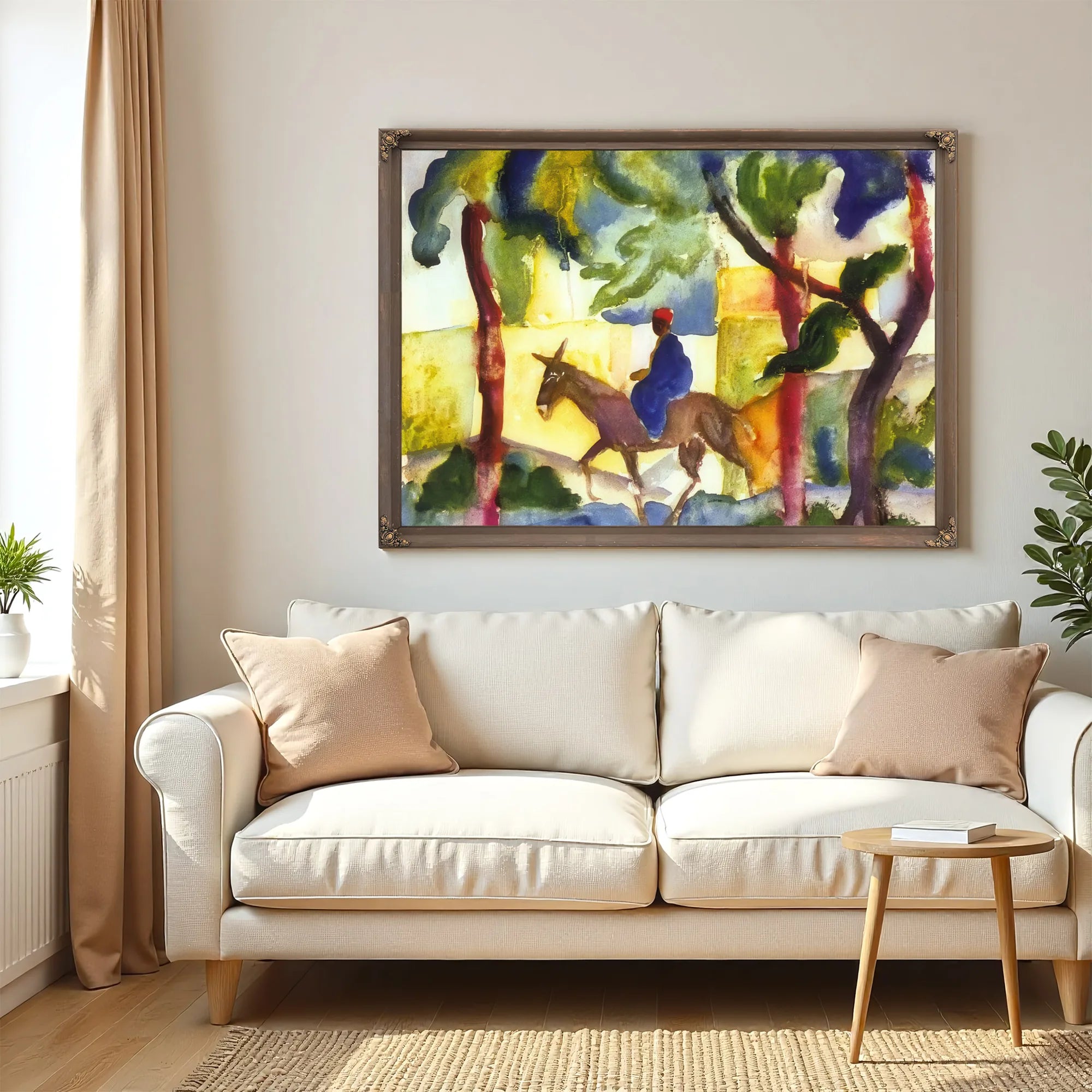 Donkey Ride By August Macke Fine Art Print
