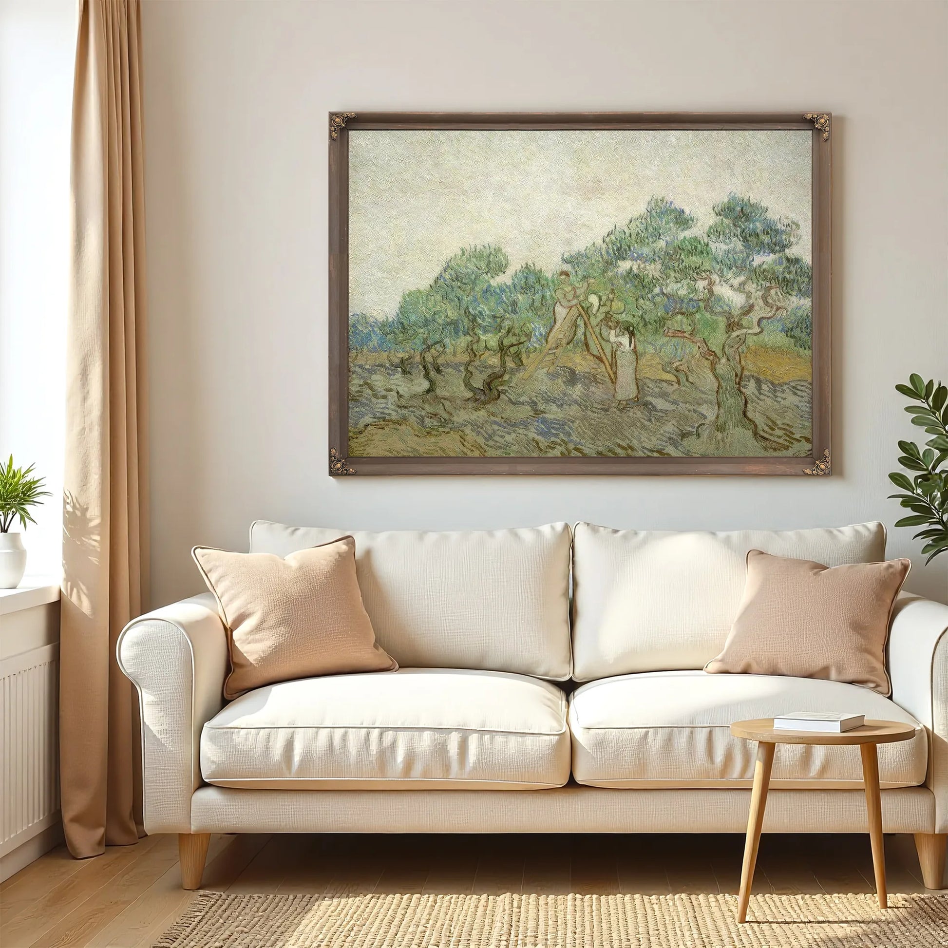 The Olive Orchard By Vincent Van Gogh Fine Art Print