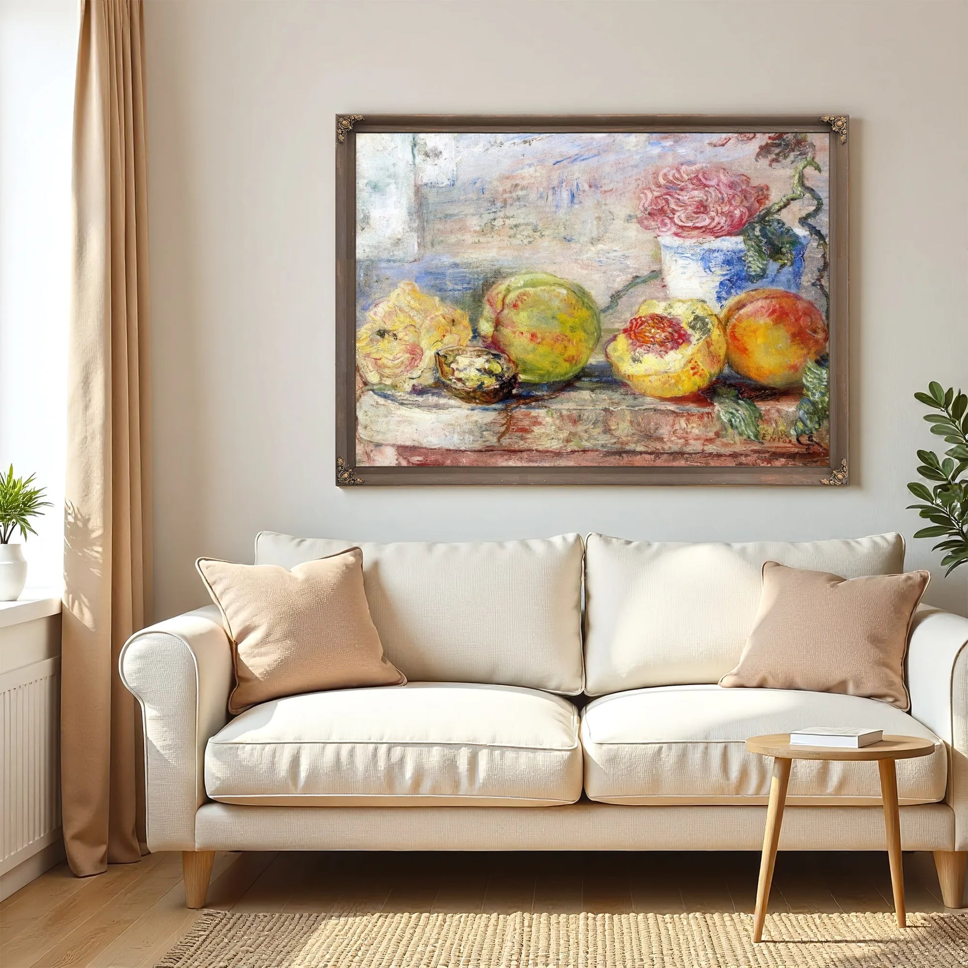 Peaches By James Ensor Fine Art Print