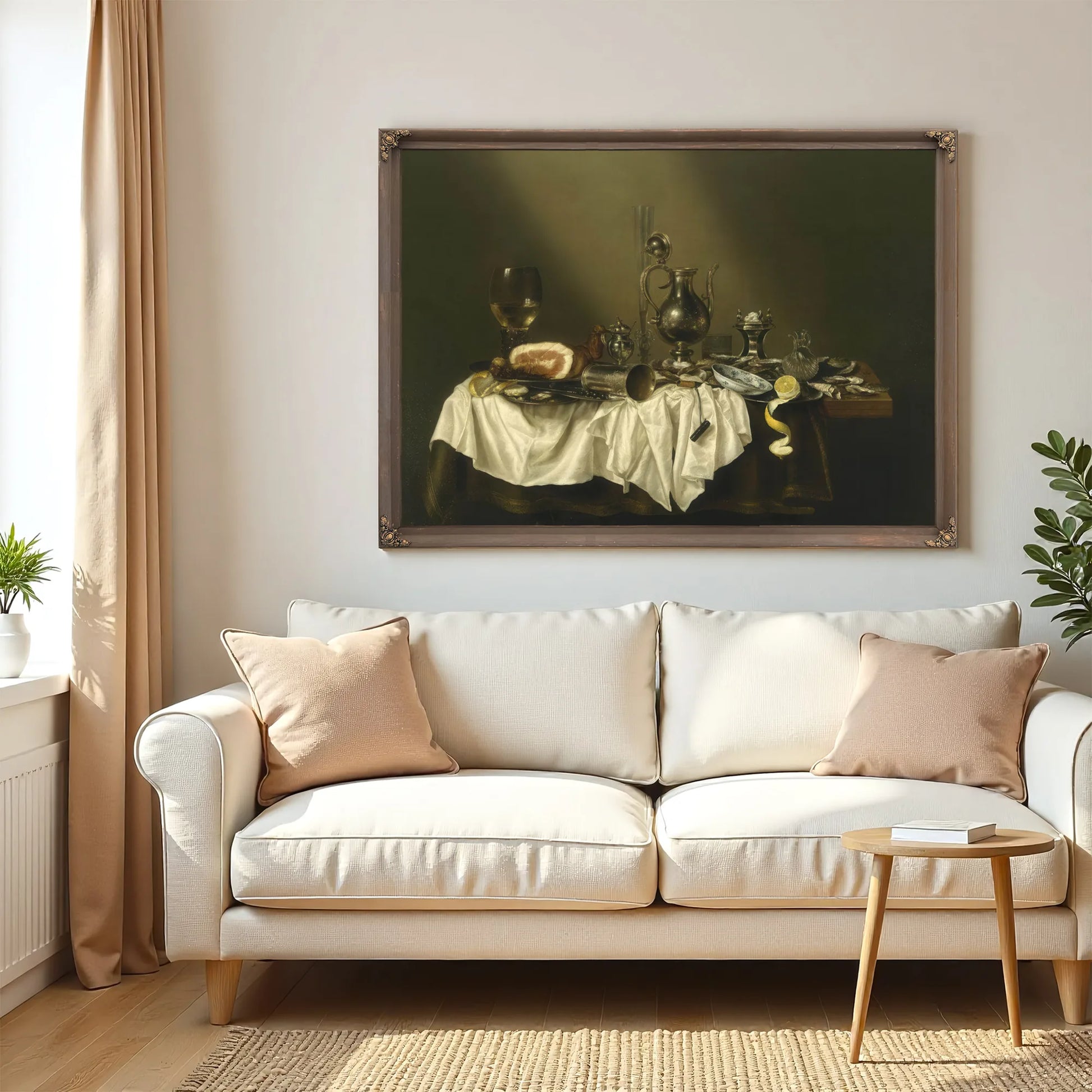 Banquet Piece With Ham By Willem Claesz Heda Fine Art Print