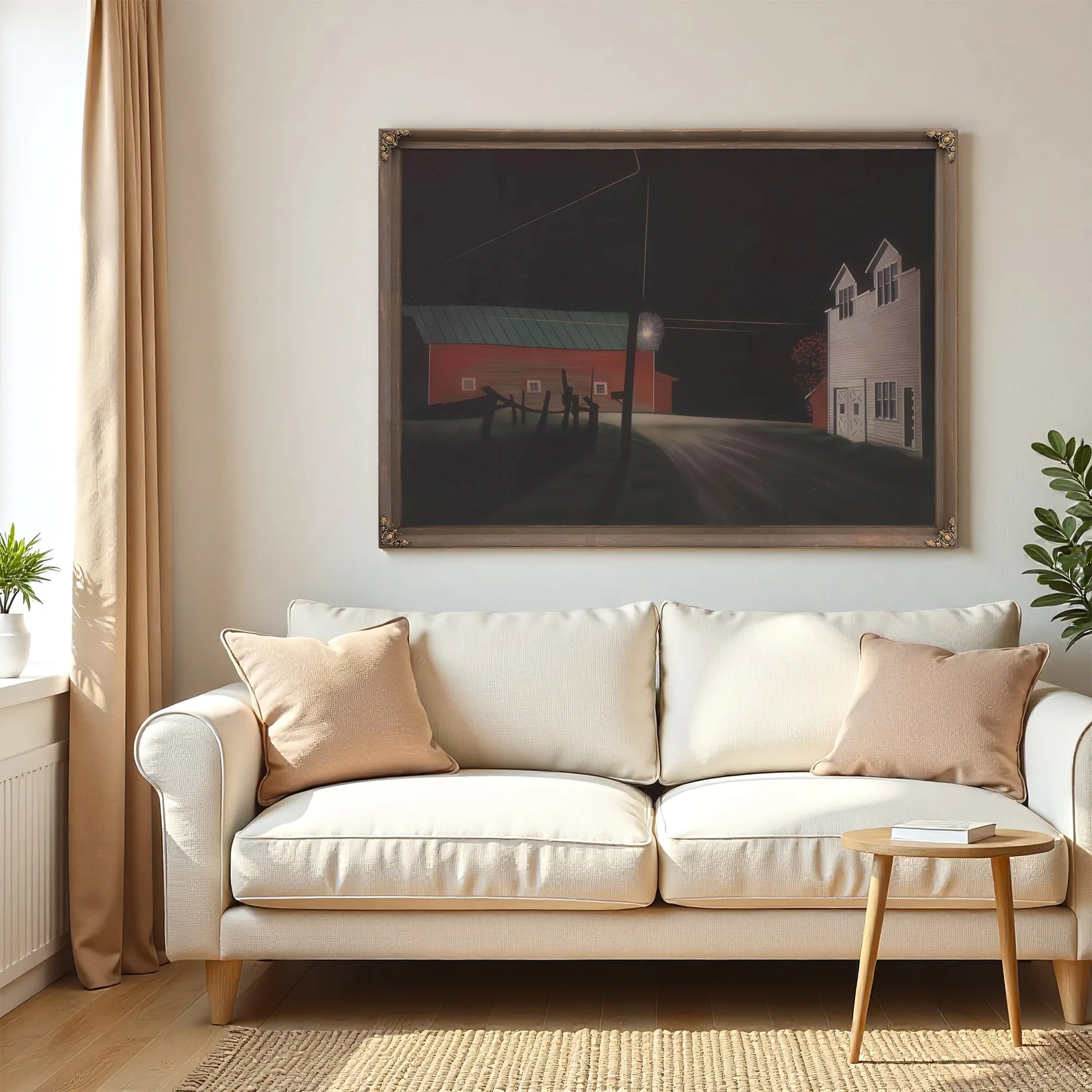 Bright Light At Russells Corners By George Ault Fine Art Print