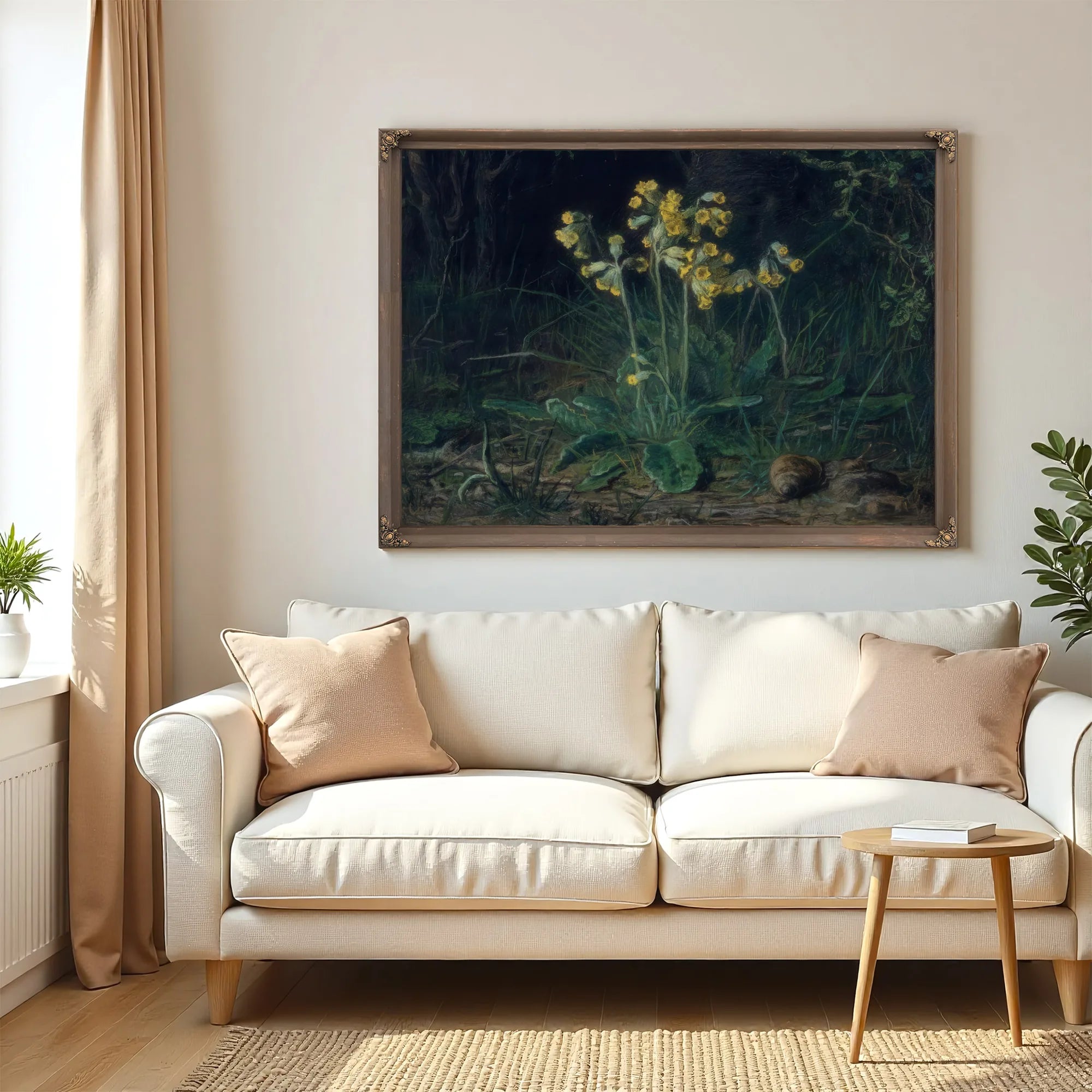 Primroses By Jean Francois Millet Fine Art Print