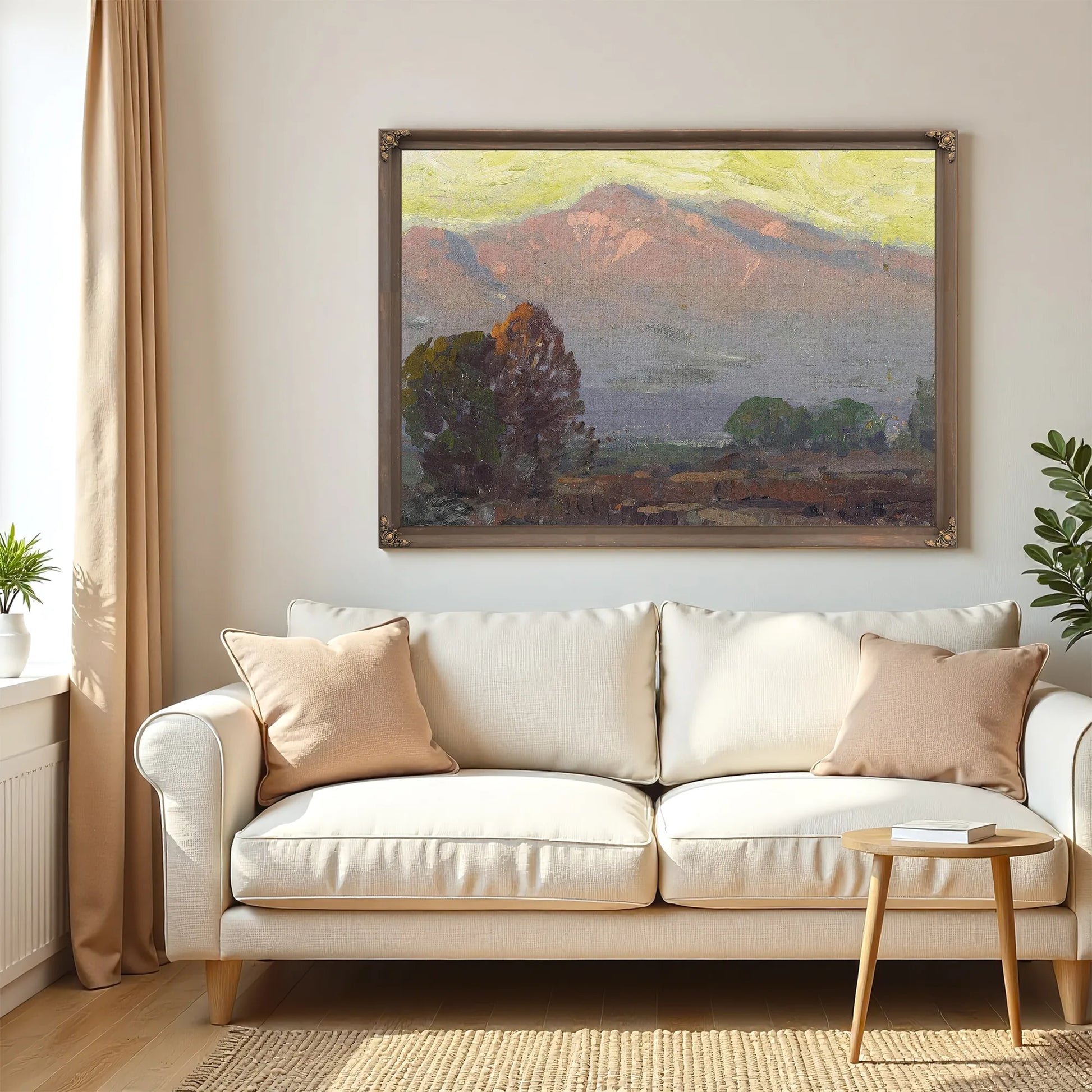 Mountains At Sundown By Edgar Payne Fine Art Print