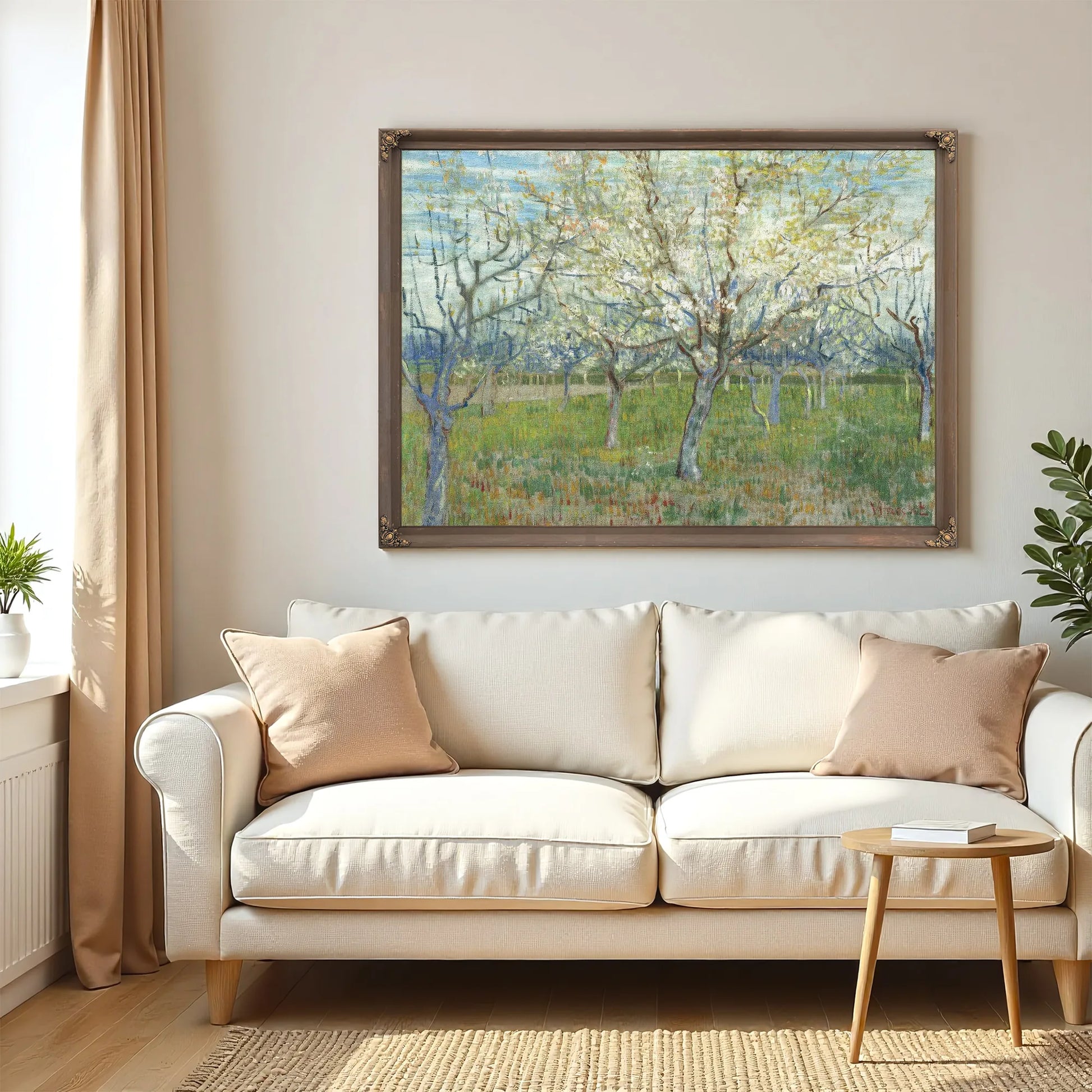 The Pink Orchard 2 By Vincent Van Gogh Fine Art Print