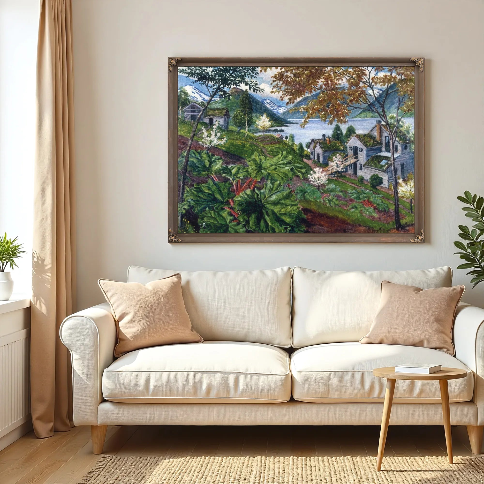 Rhubarb At Sandalstrand By Nicolai Astrup Fine Art Print